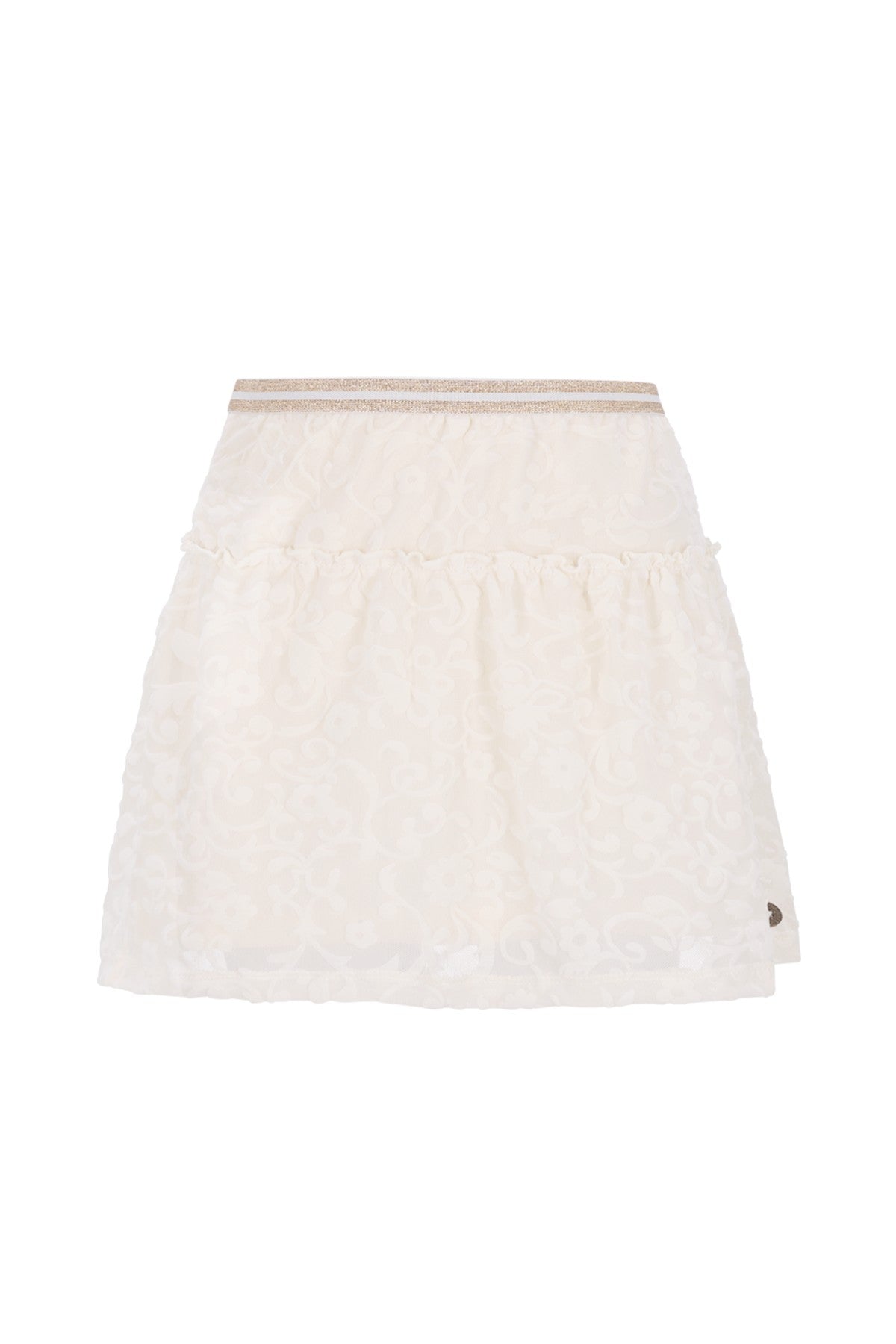 Sterre Flo girls AO flockprint mesh skirt