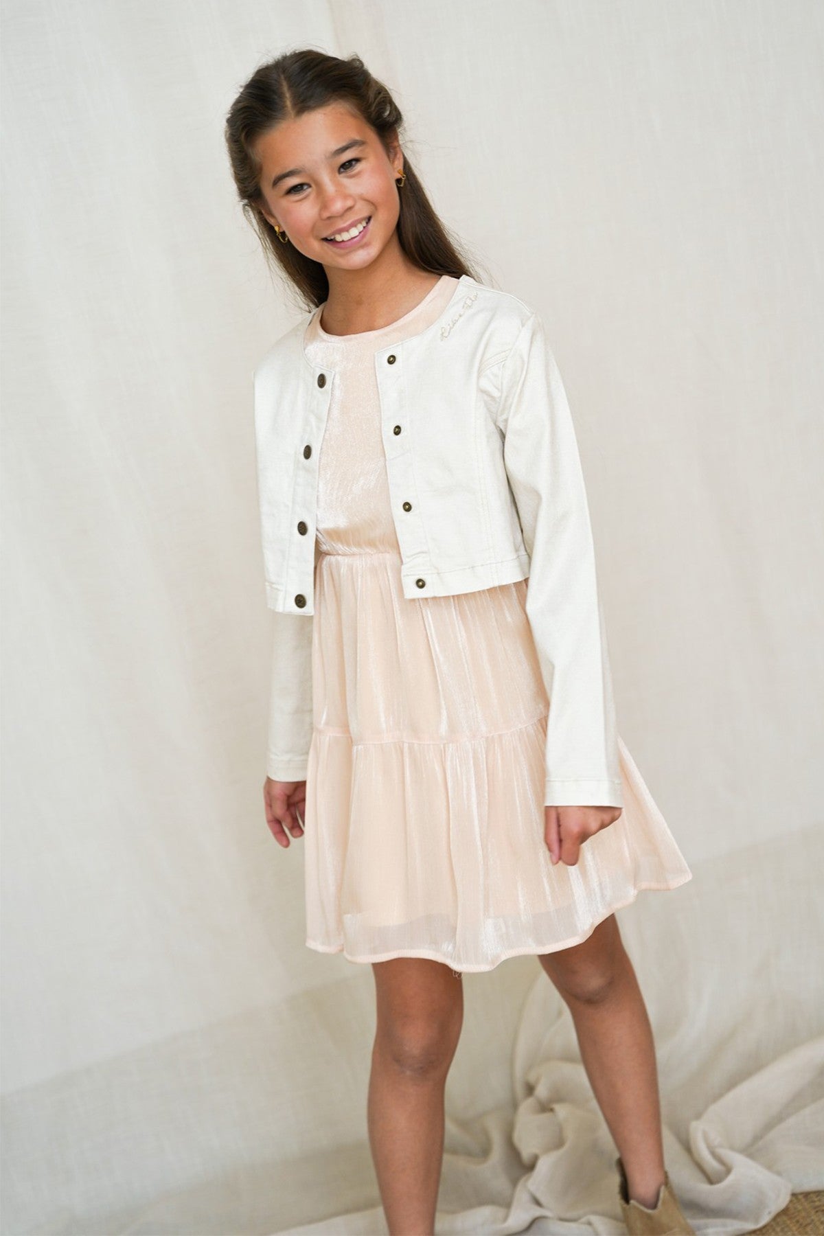 Maddy Flo girls sleeveless midi dress