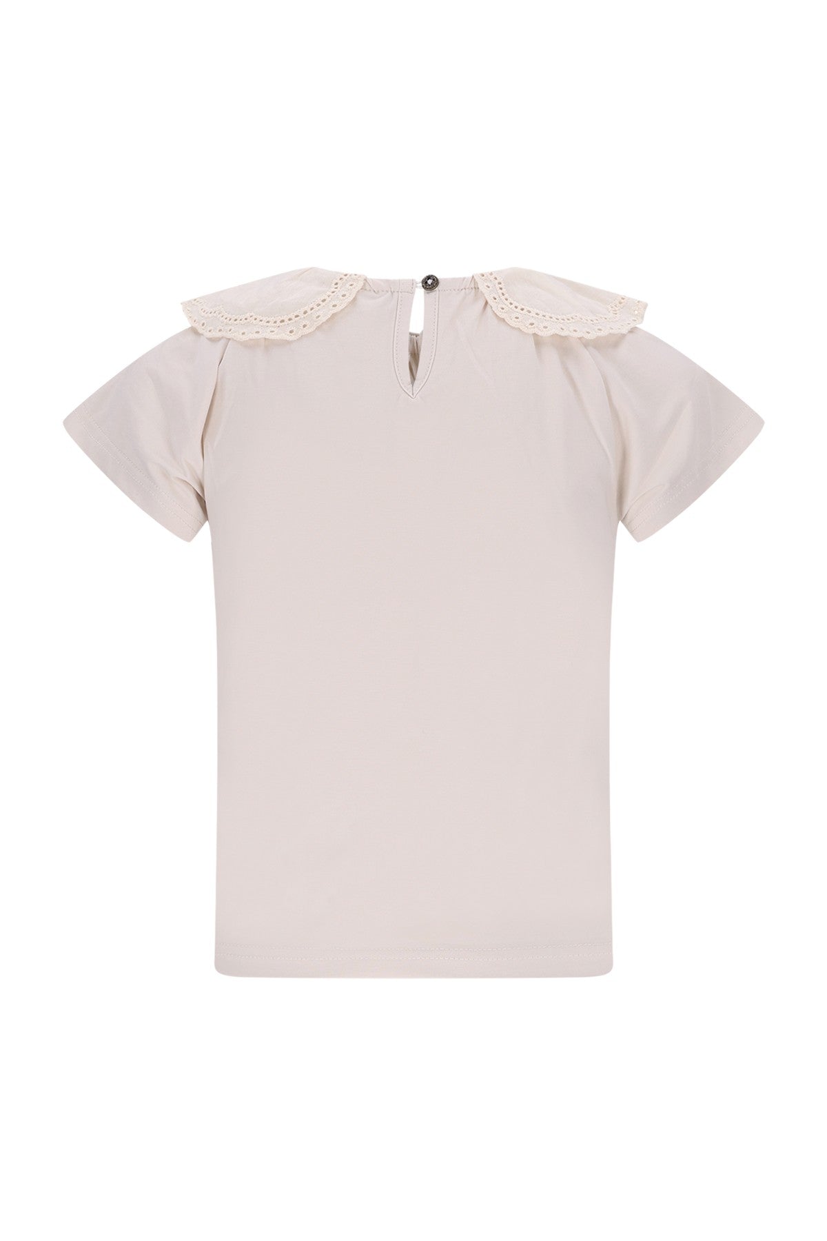 Elva Flo girls slub jersey tee with collar