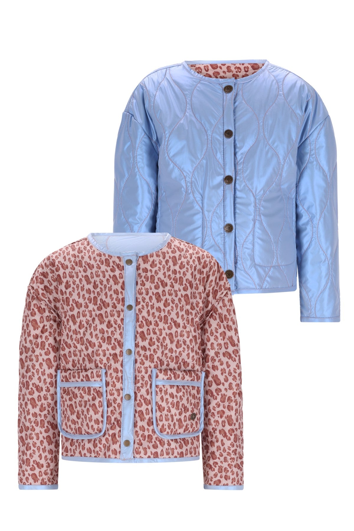 Livia Flo girls reversible quilted jacket
