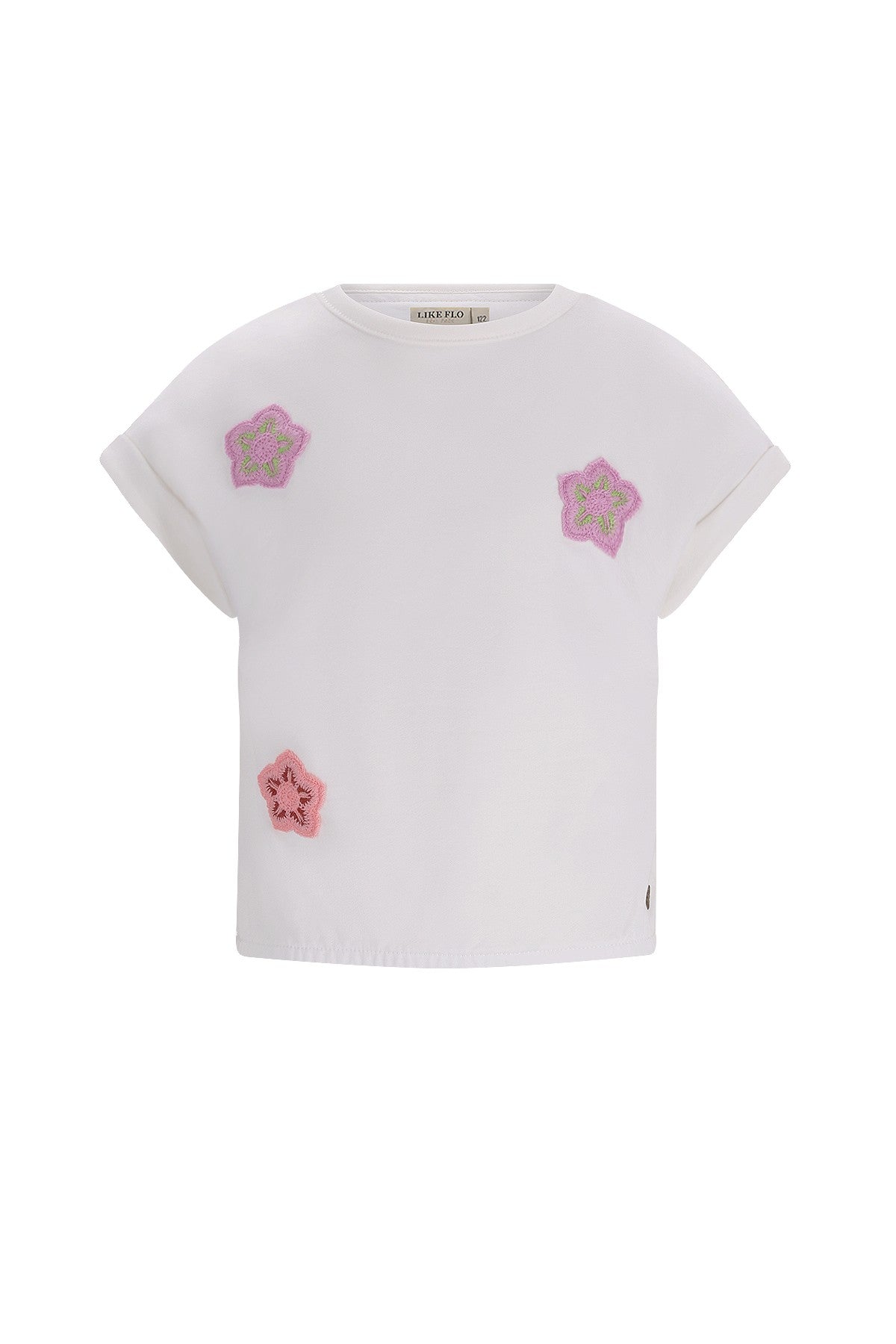 Djezz Flo girls sweat tee with elatic in hem