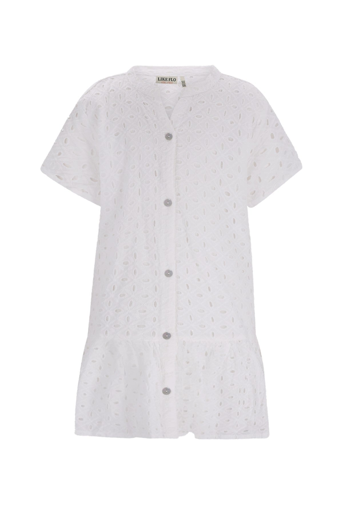 Mace Flo girls broderie anglaise dress