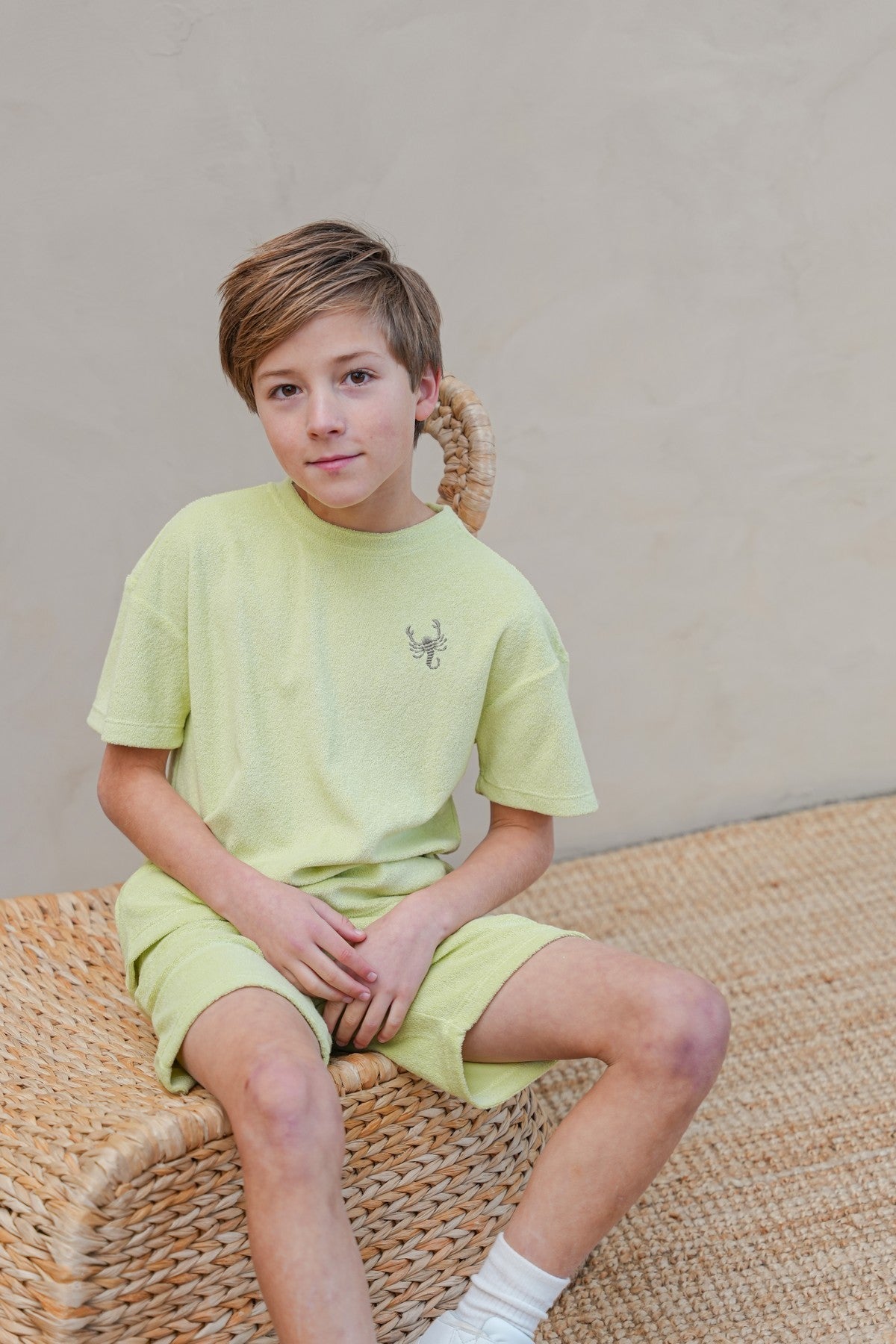 Edin Flo boys terry towling tee