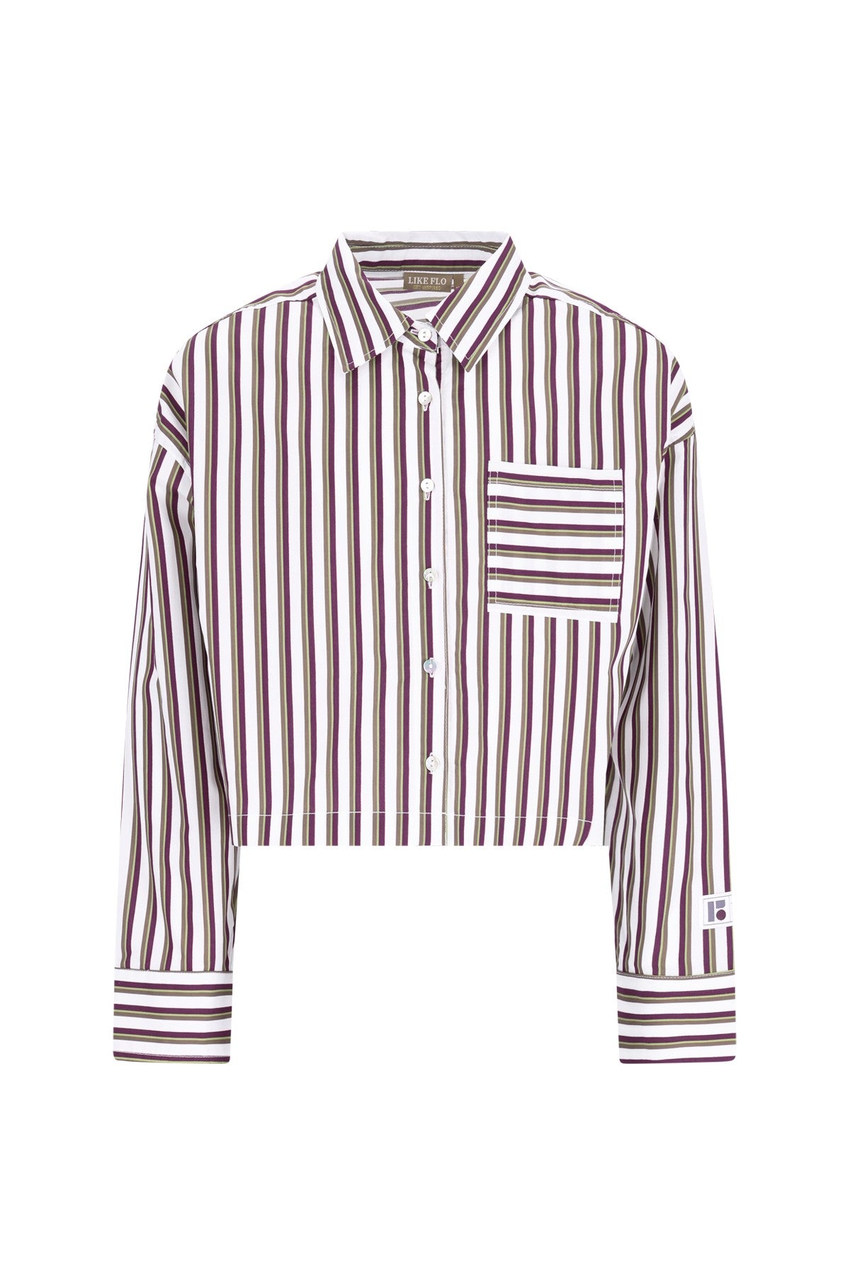 Cilia cropped blouse