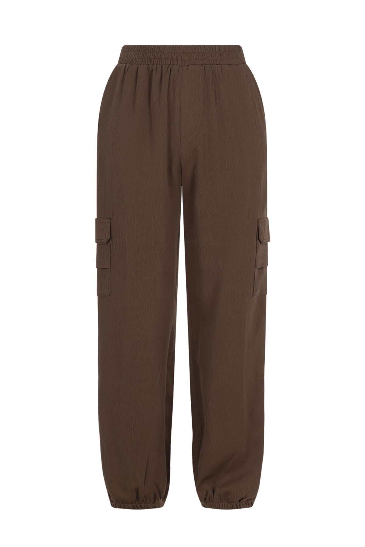 Flevy parachute pants with elastic in hem
