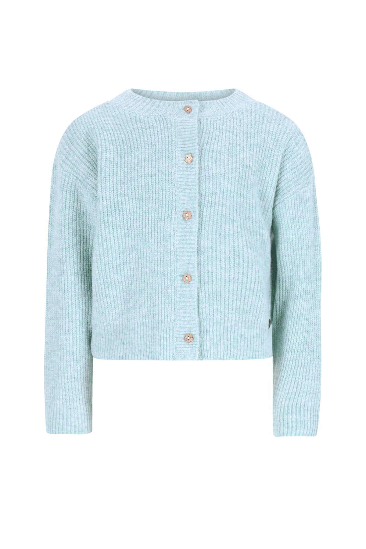 Do knitted cardigan with button closure