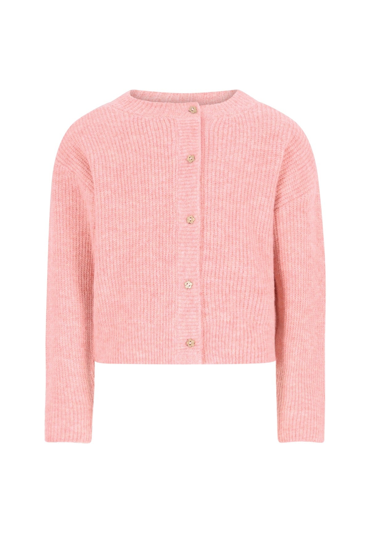 Do knitted cardigan with button closure