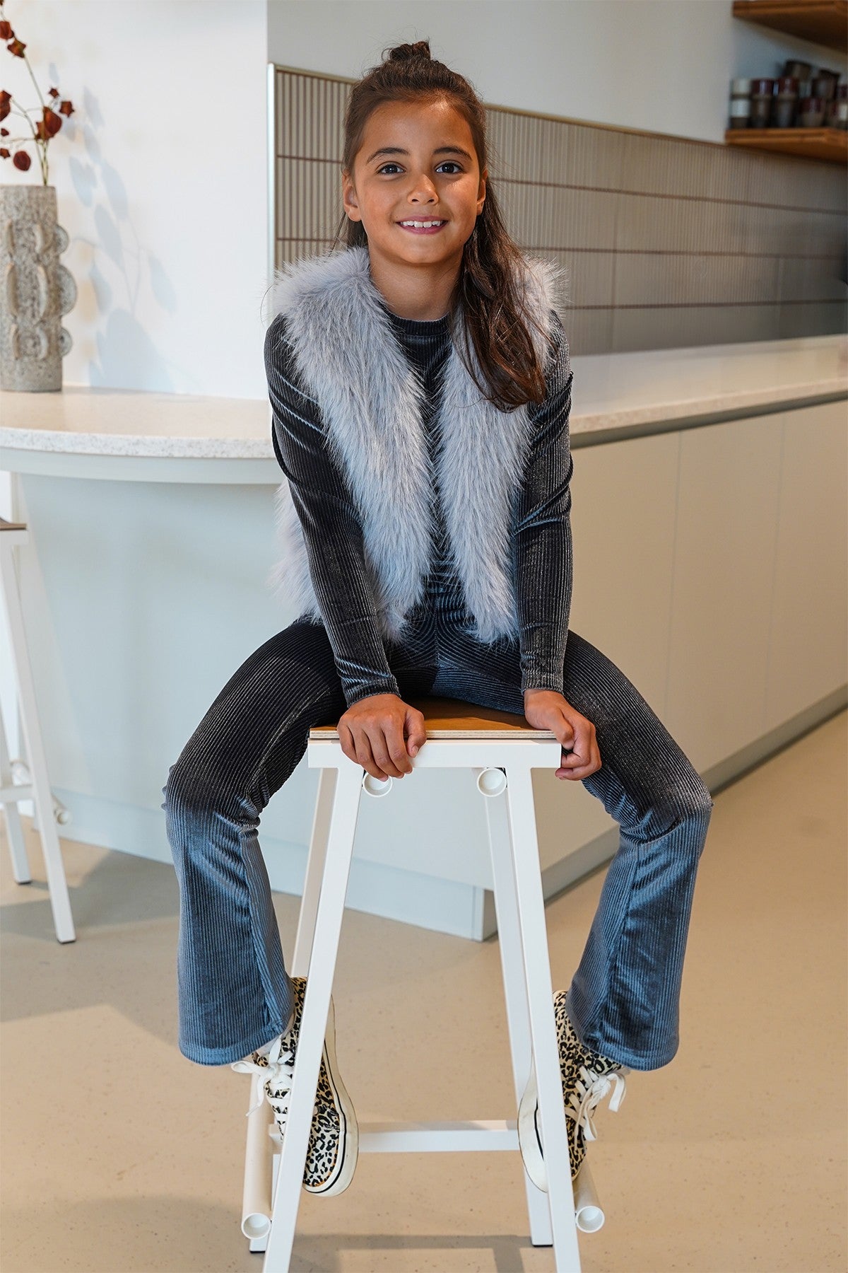 Femke velvet glitter flared pants