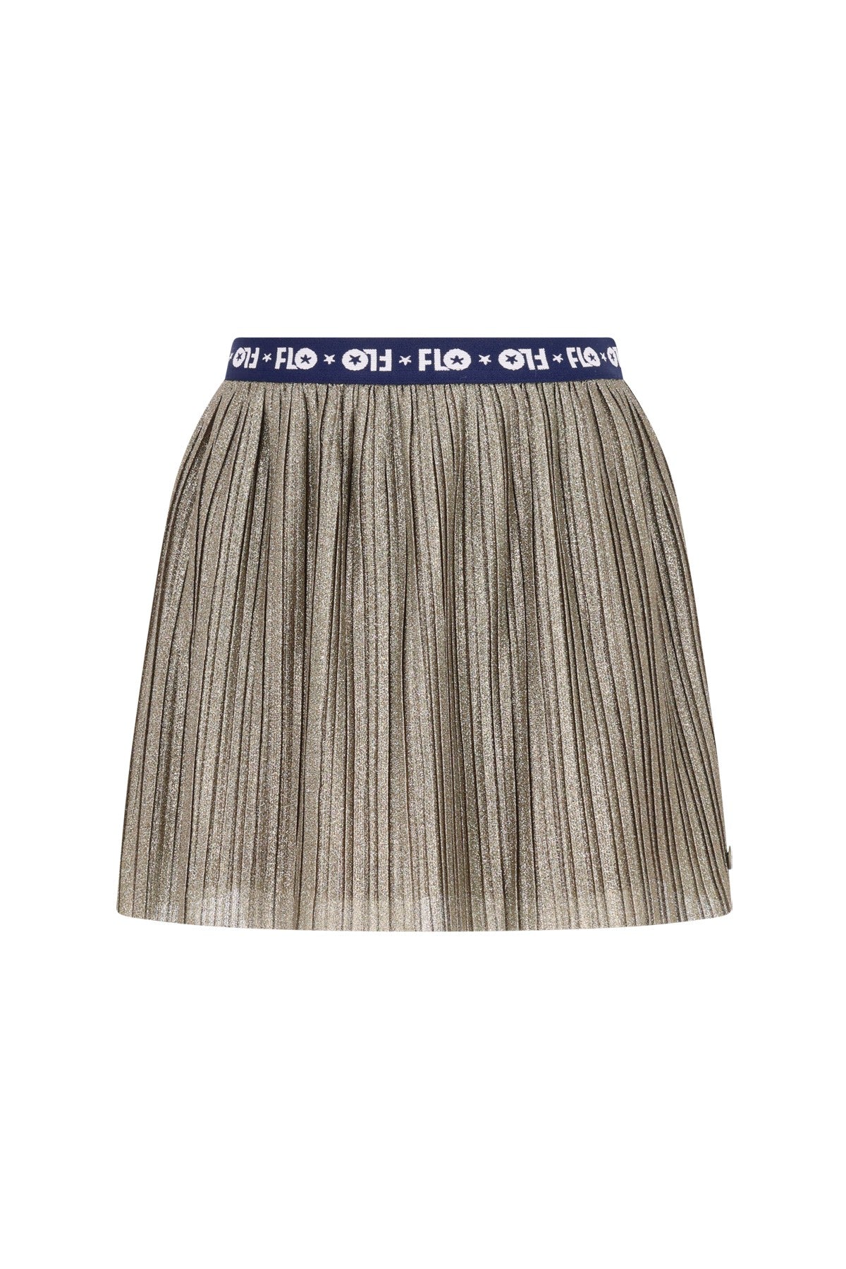 Solly plissé glitter skirt