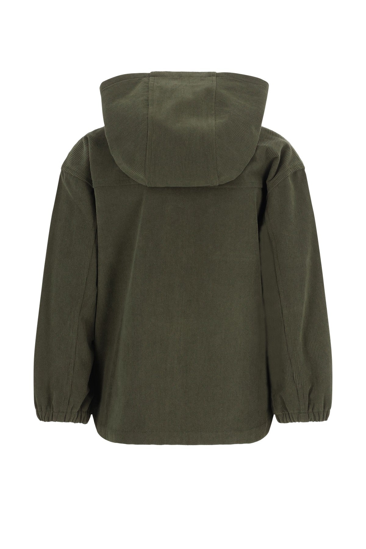 Cas corduroy overshirt with hood
