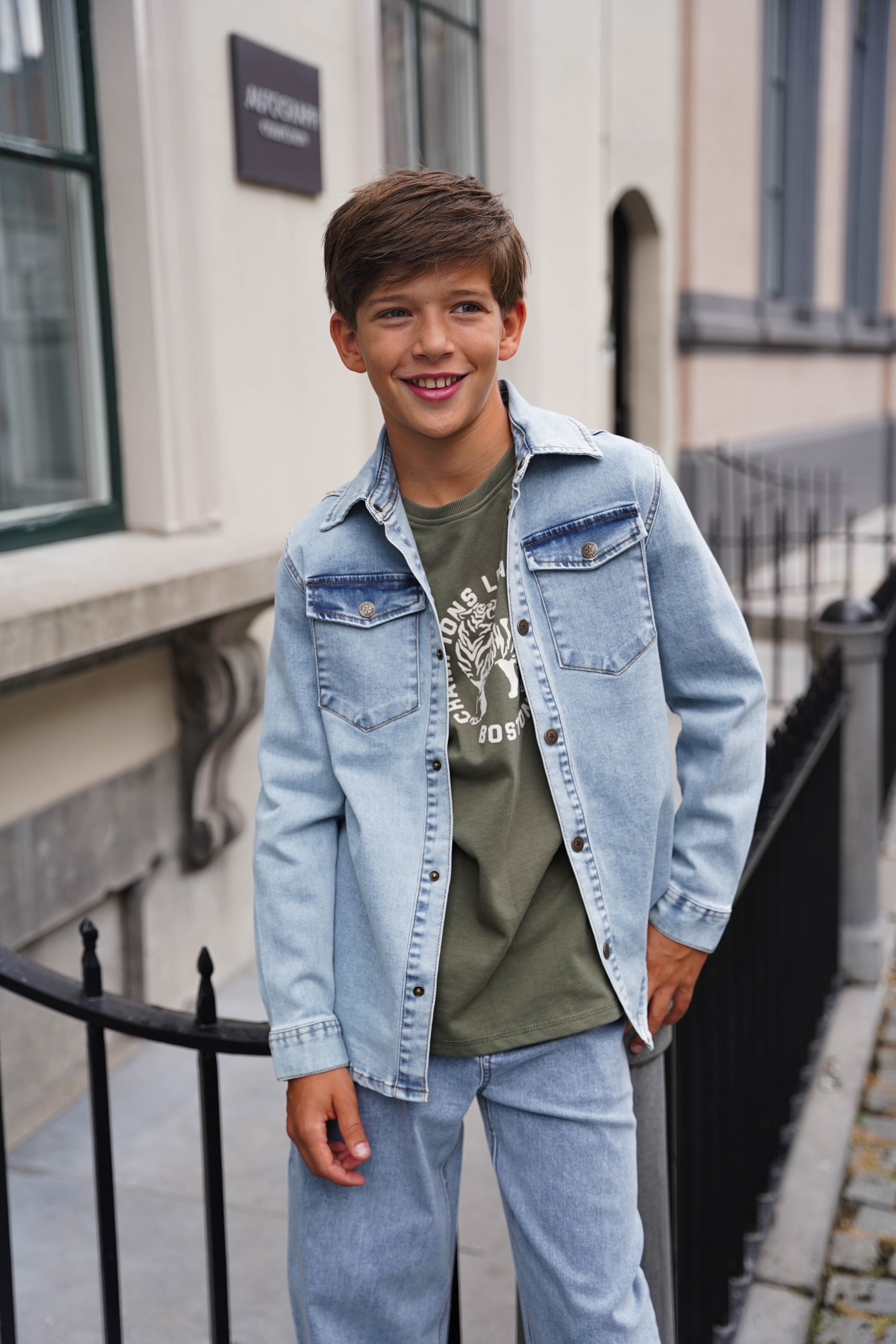 Charlie denim blouse