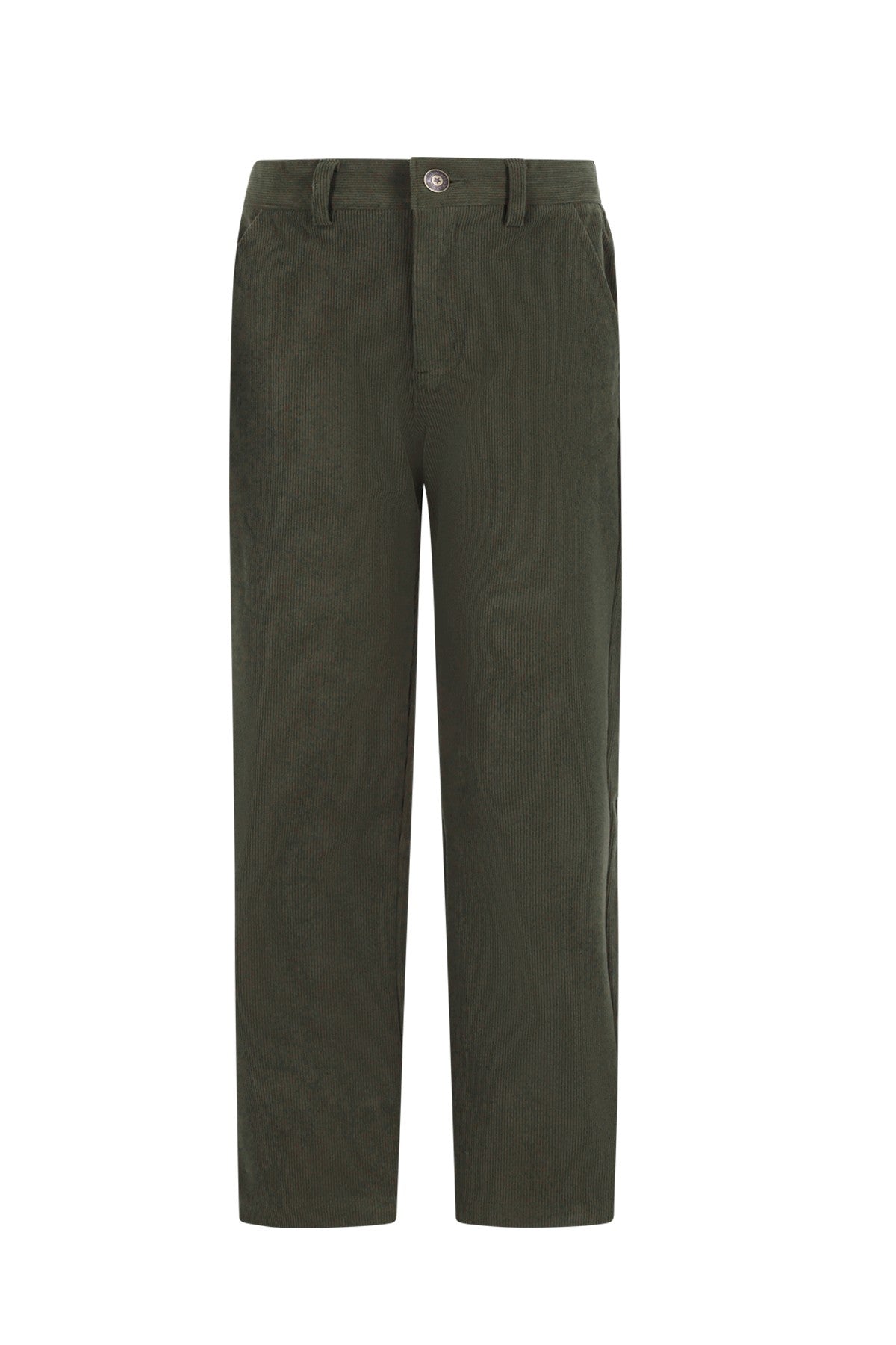 Flip corduroy straight leg pants