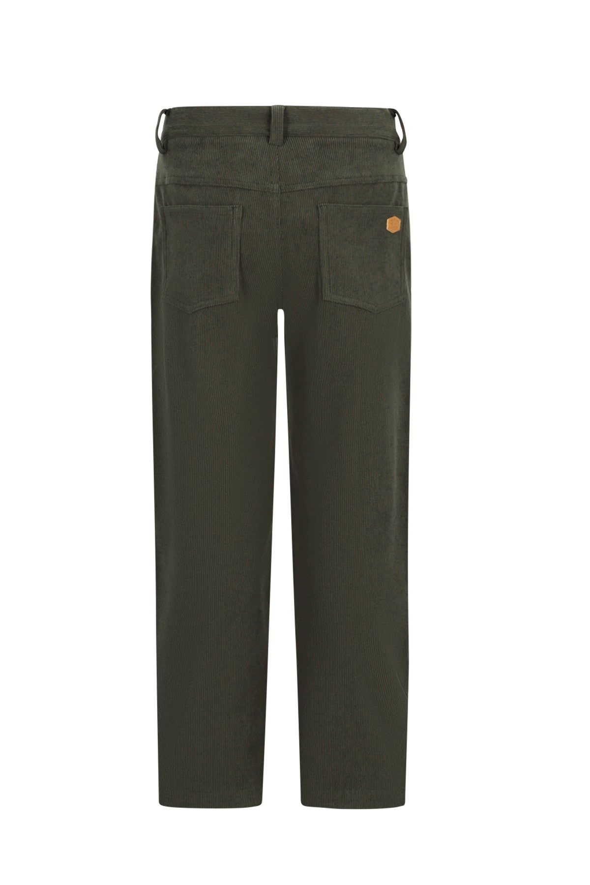 Flip corduroy straight leg pants