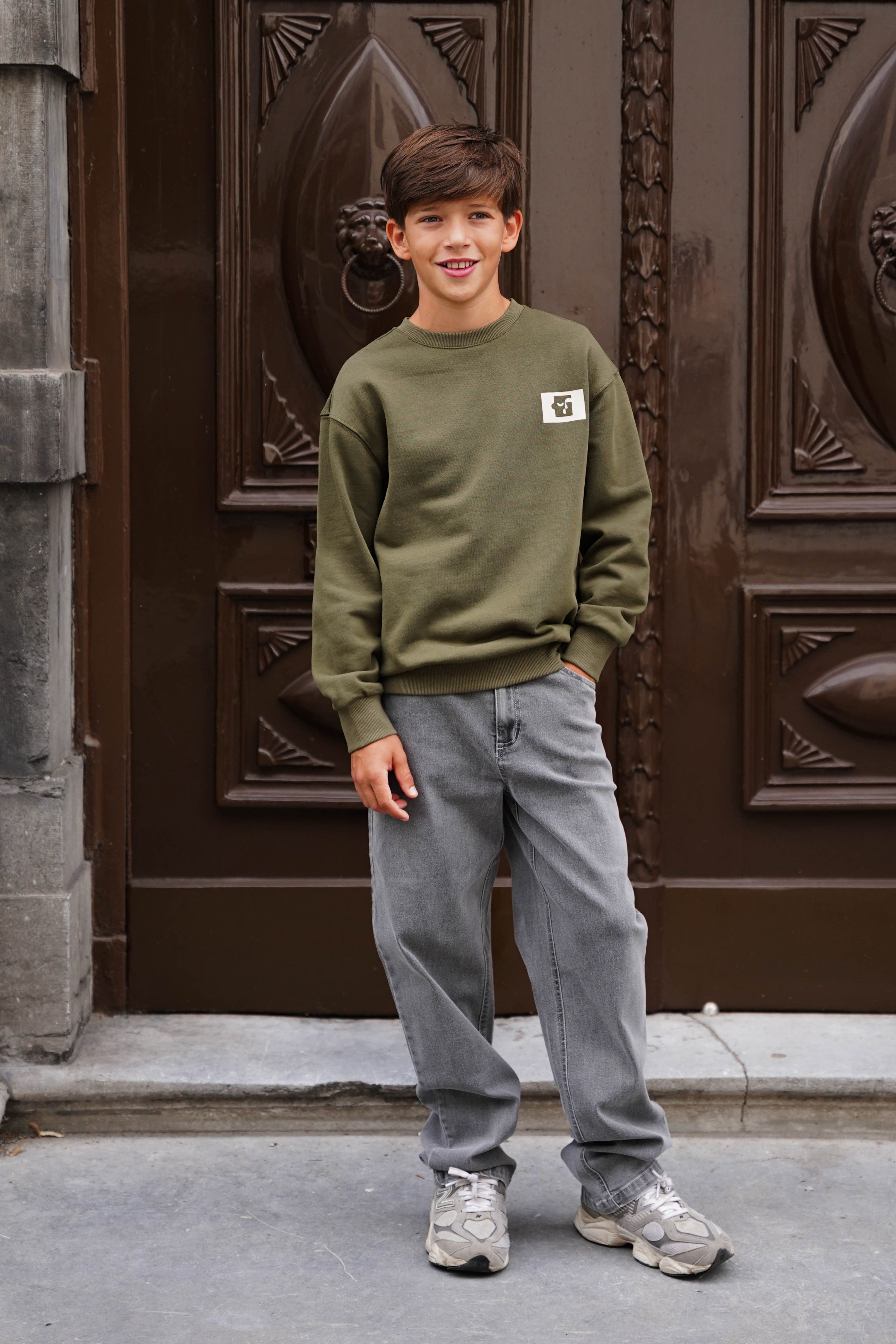 Florian straight leg denim pants