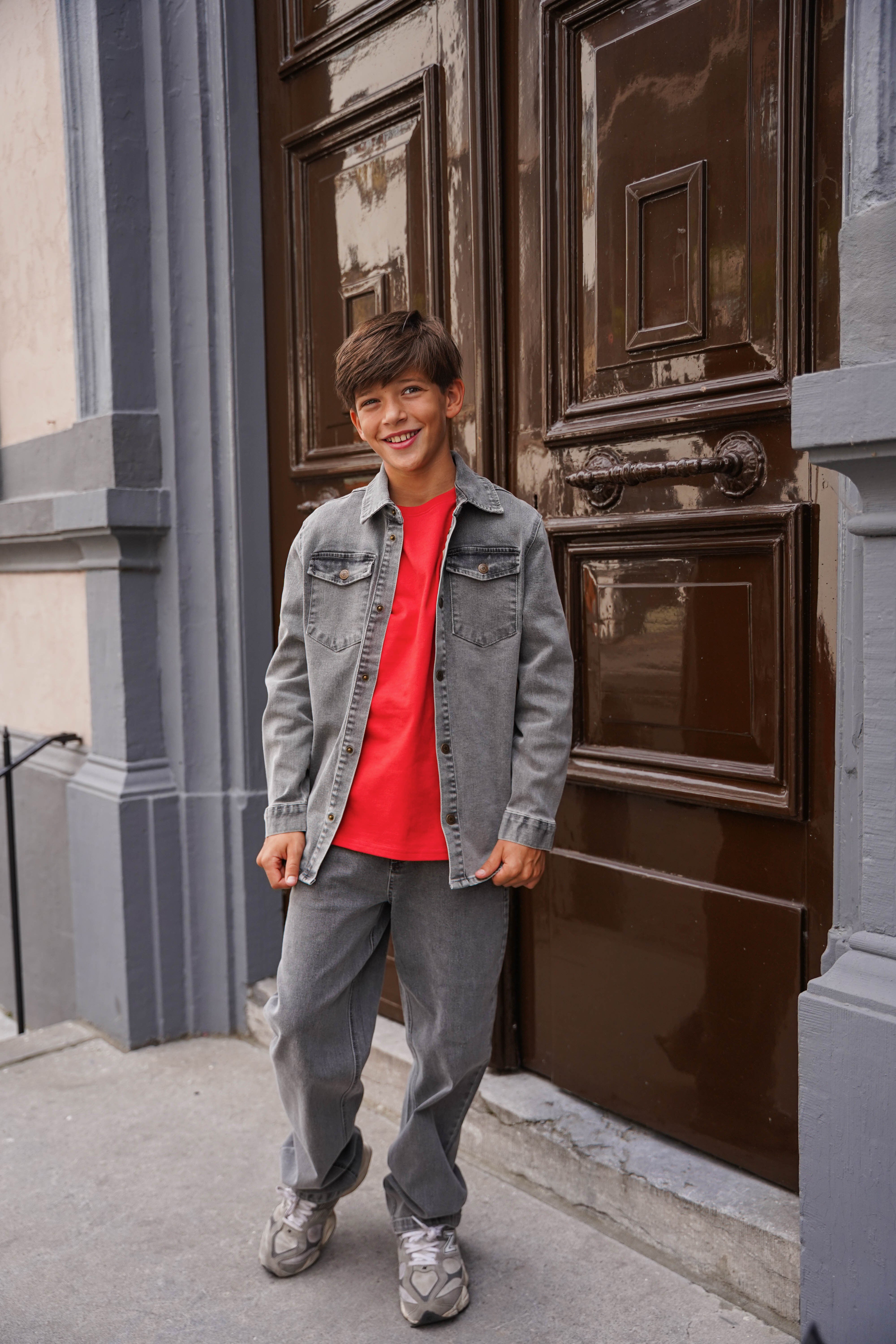 Florian straight leg denim pants