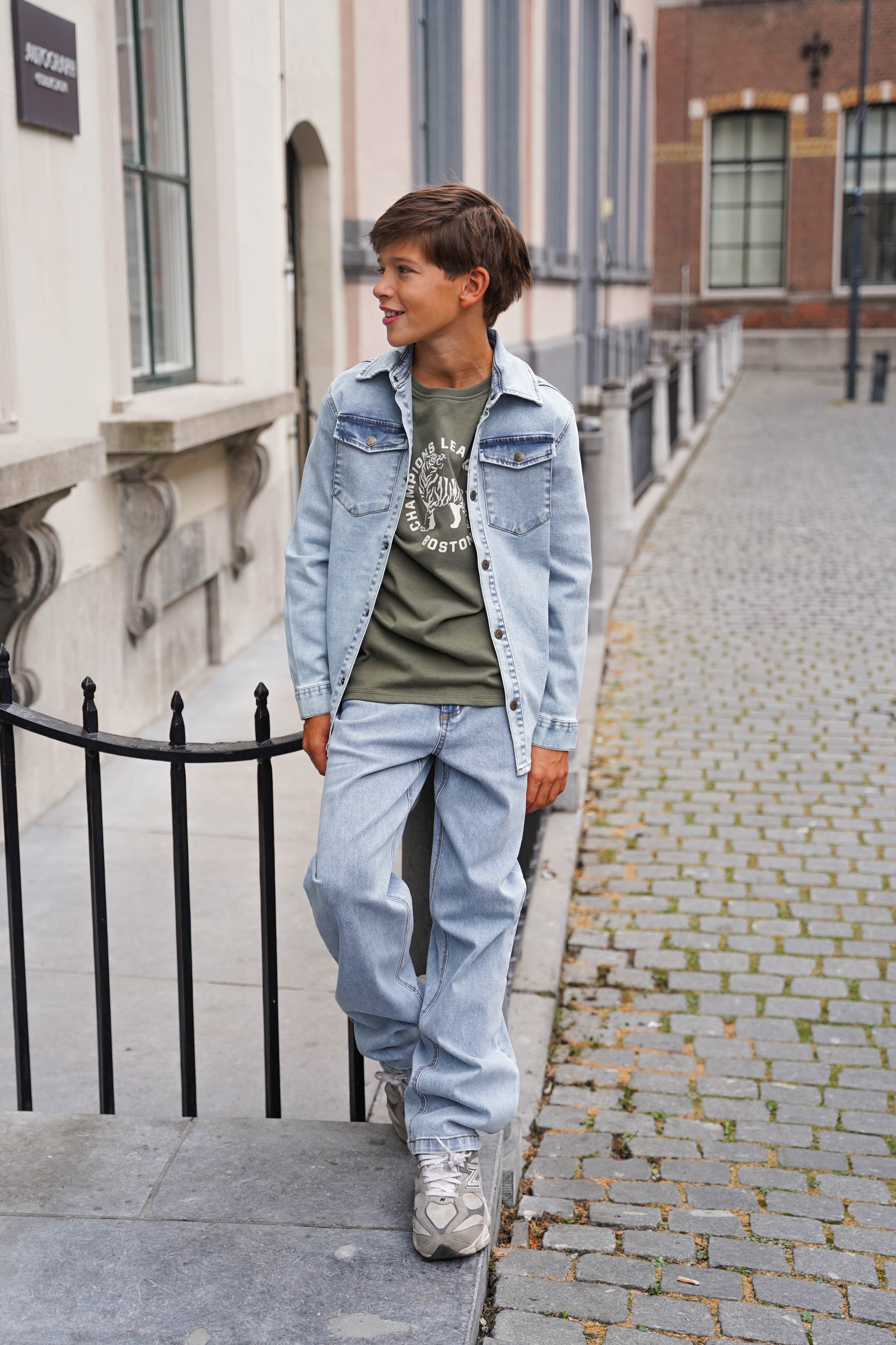 Florian straight leg denim pants