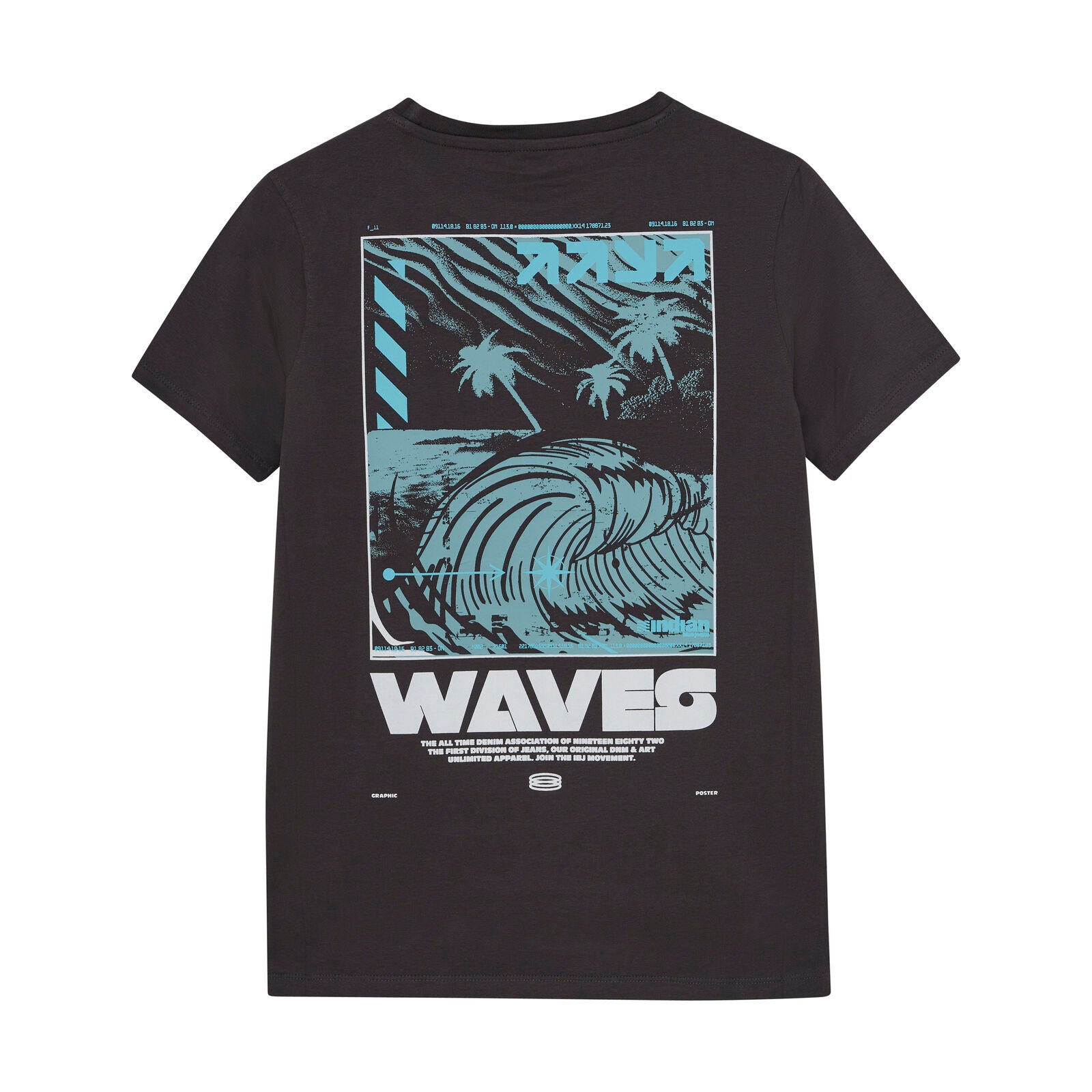 T-shirt Backprint Wave