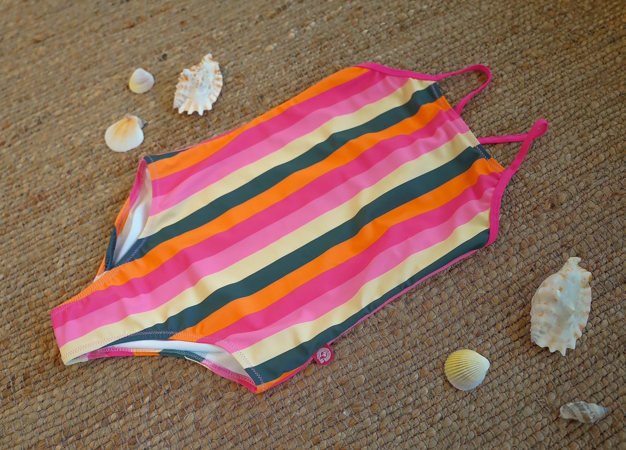 Sunset Just Beach girls crossback swimsuit