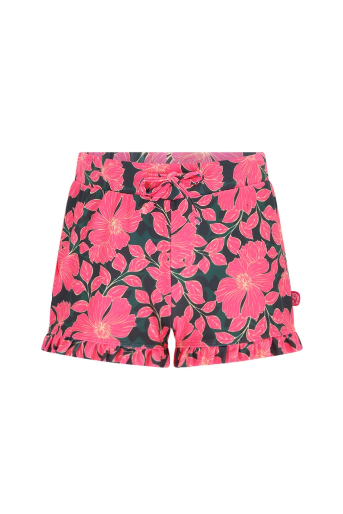Just Beach girls holiday short with ruffle