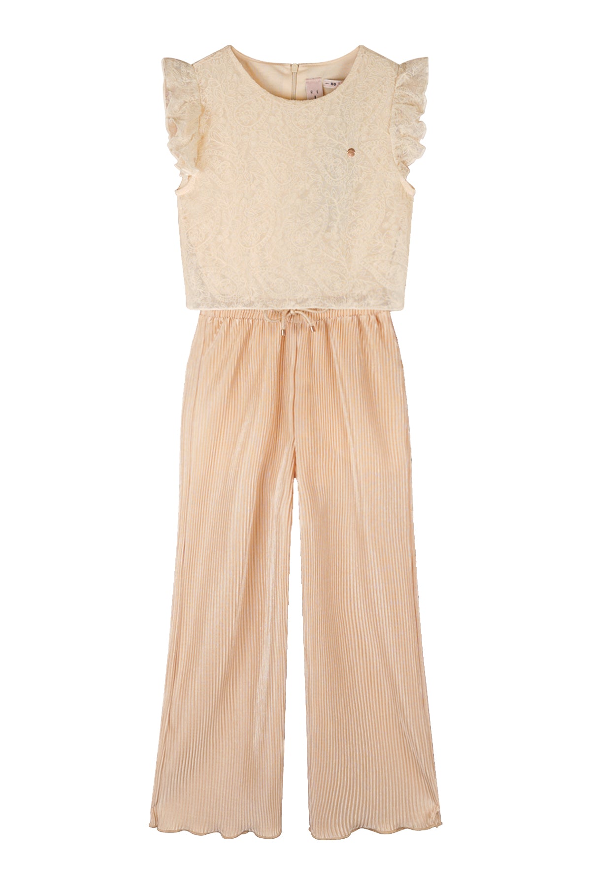 Semma Plissee Jumpsuit met Kanten Top