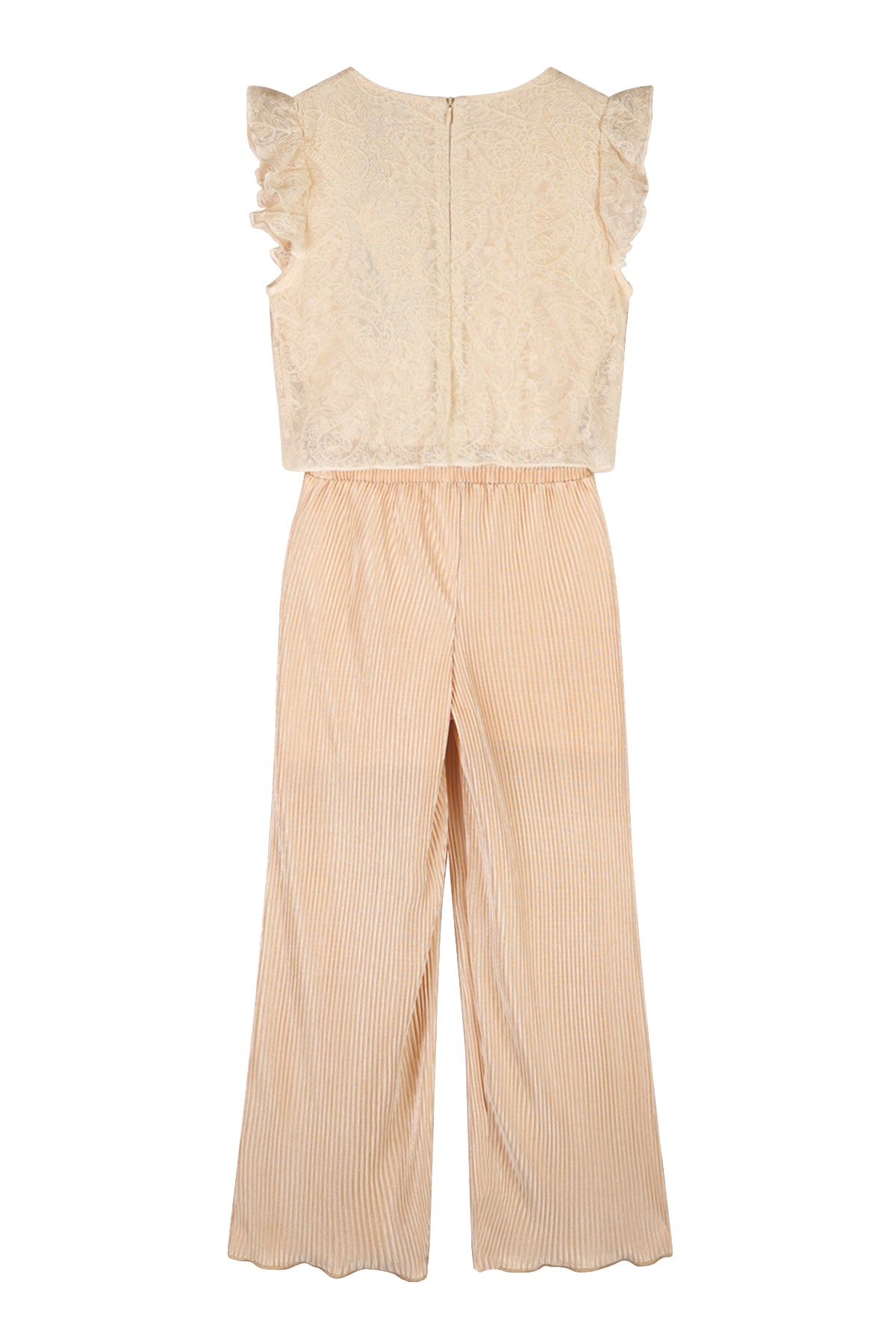 Semma Plissee Jumpsuit met Kanten Top