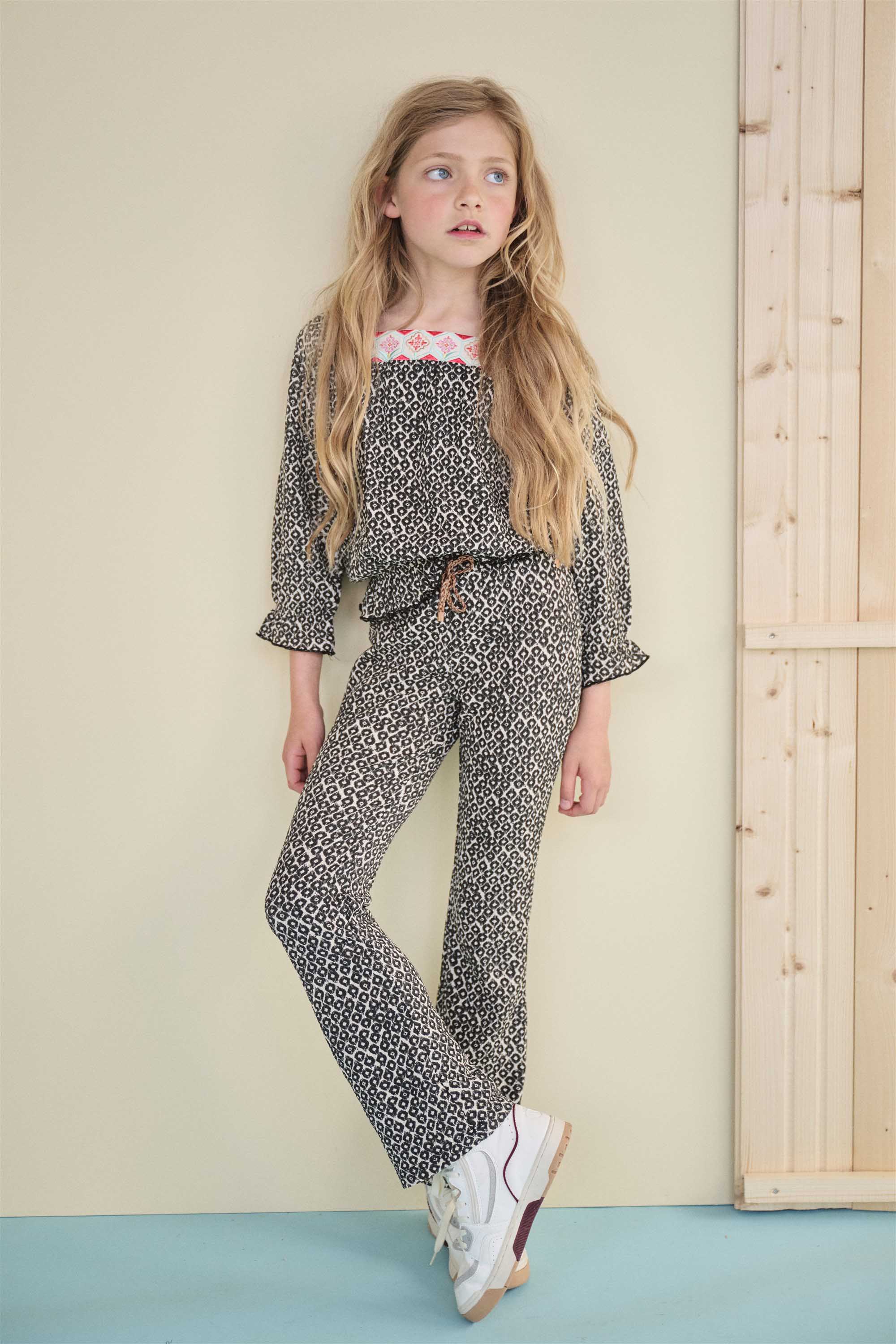 Sady Ikat AOP flared pants