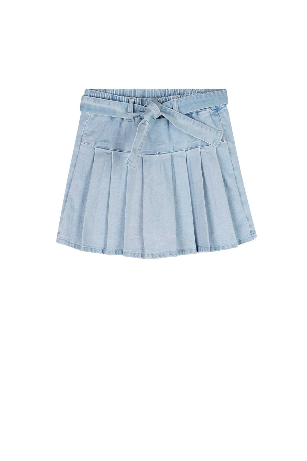 Sella Pleated Light weight denim skort