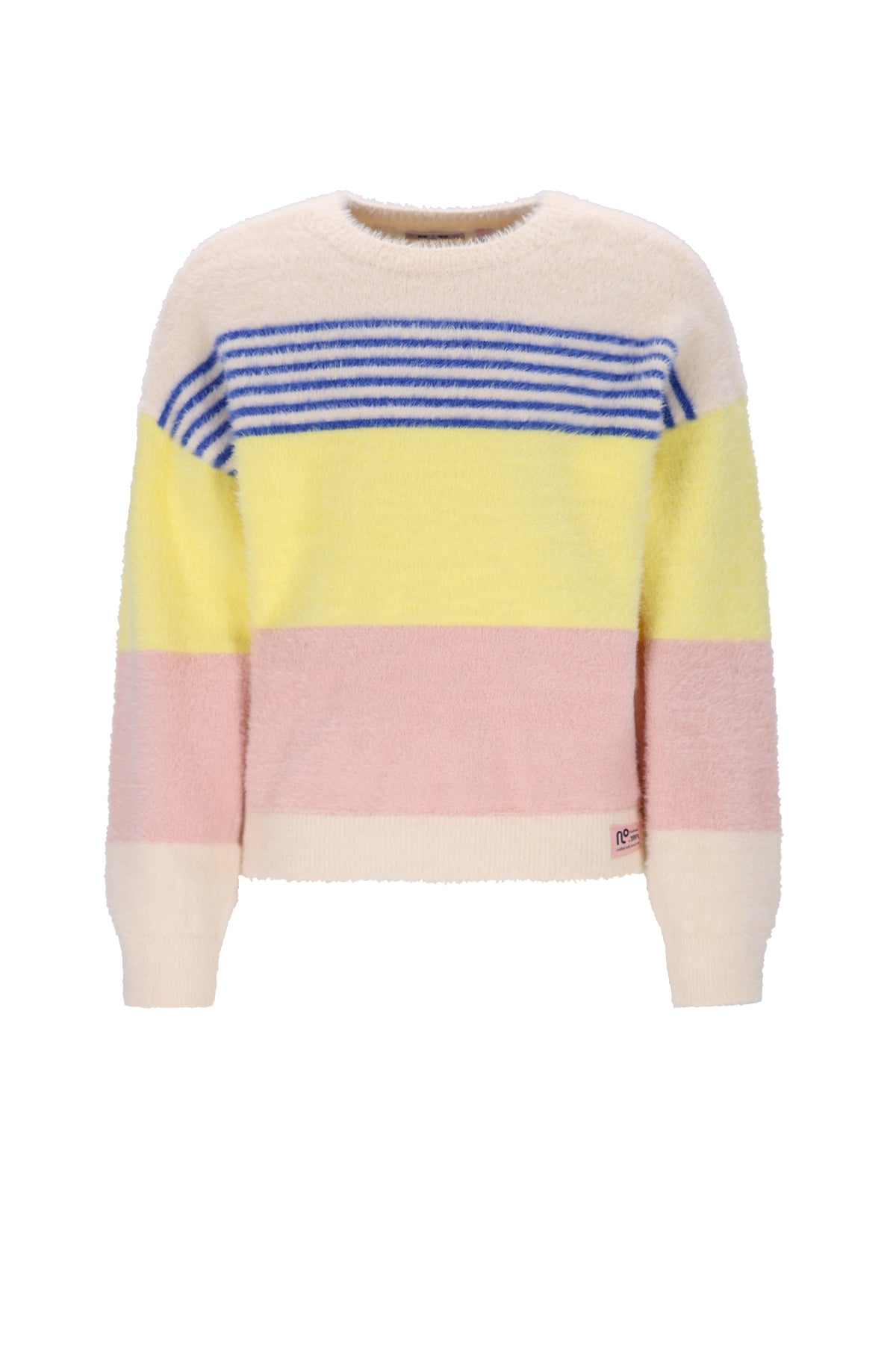 Kendra Fluffy Striped Sweater