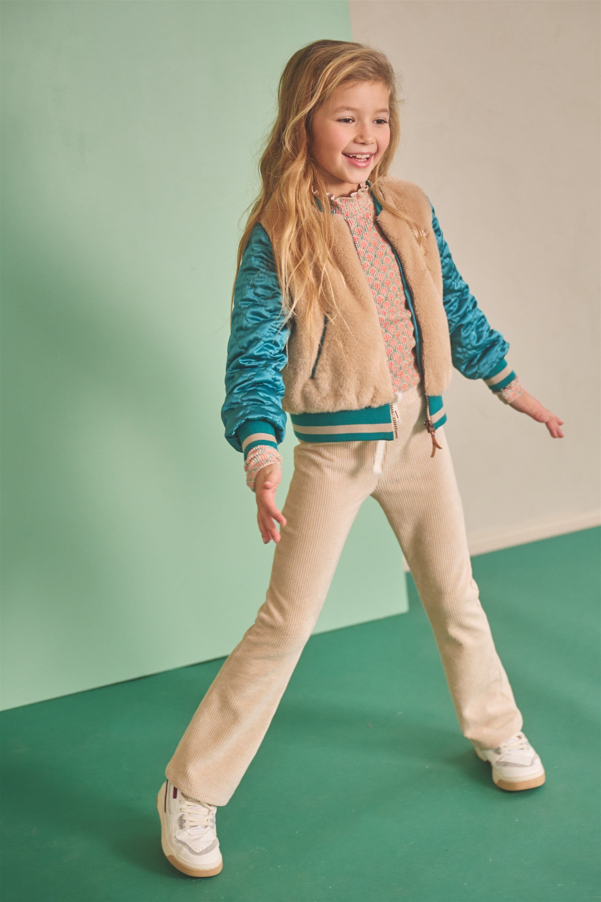 Sady Velvet Rib Flared Pants