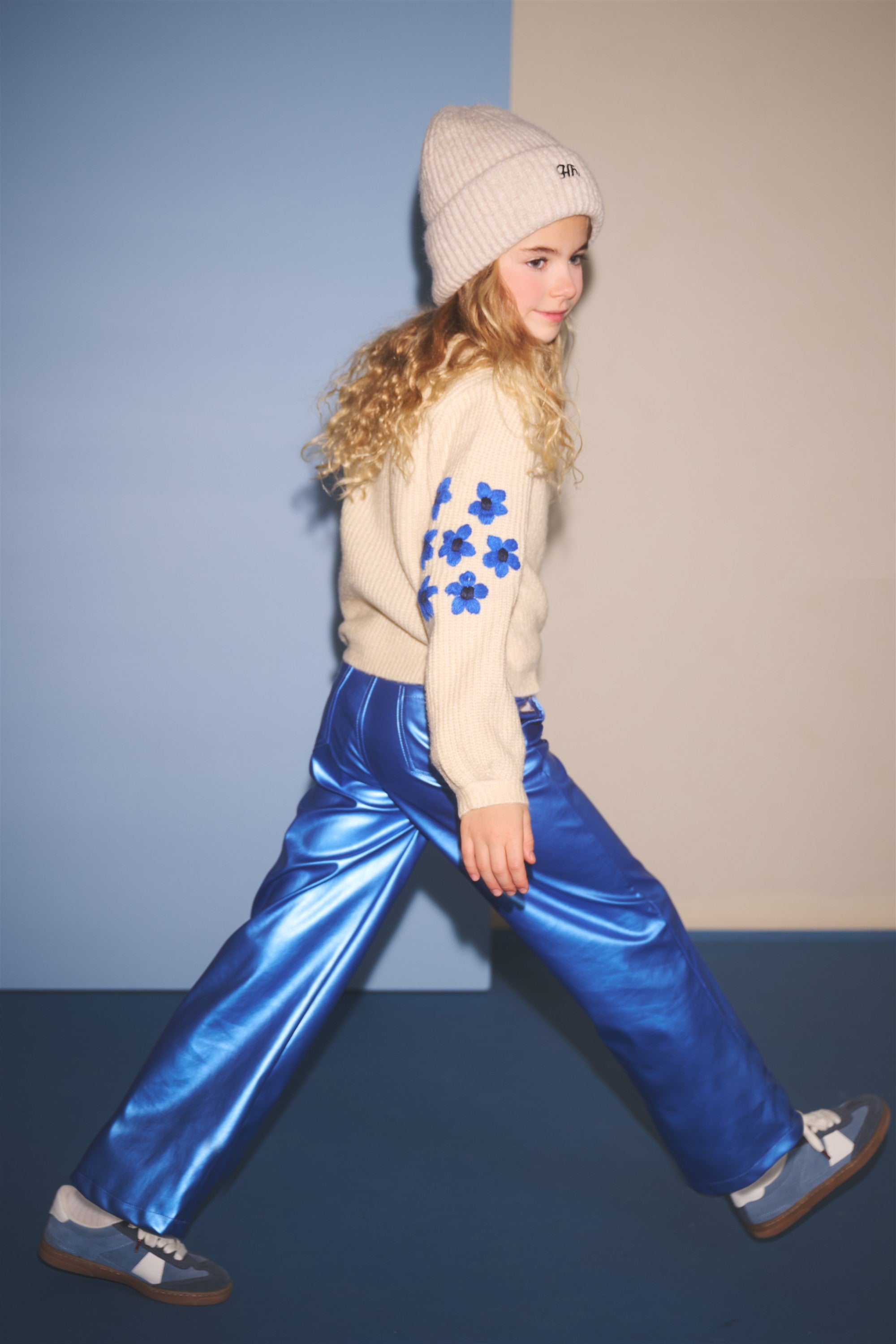 Simona PU Fake Leather Wide leg Pants