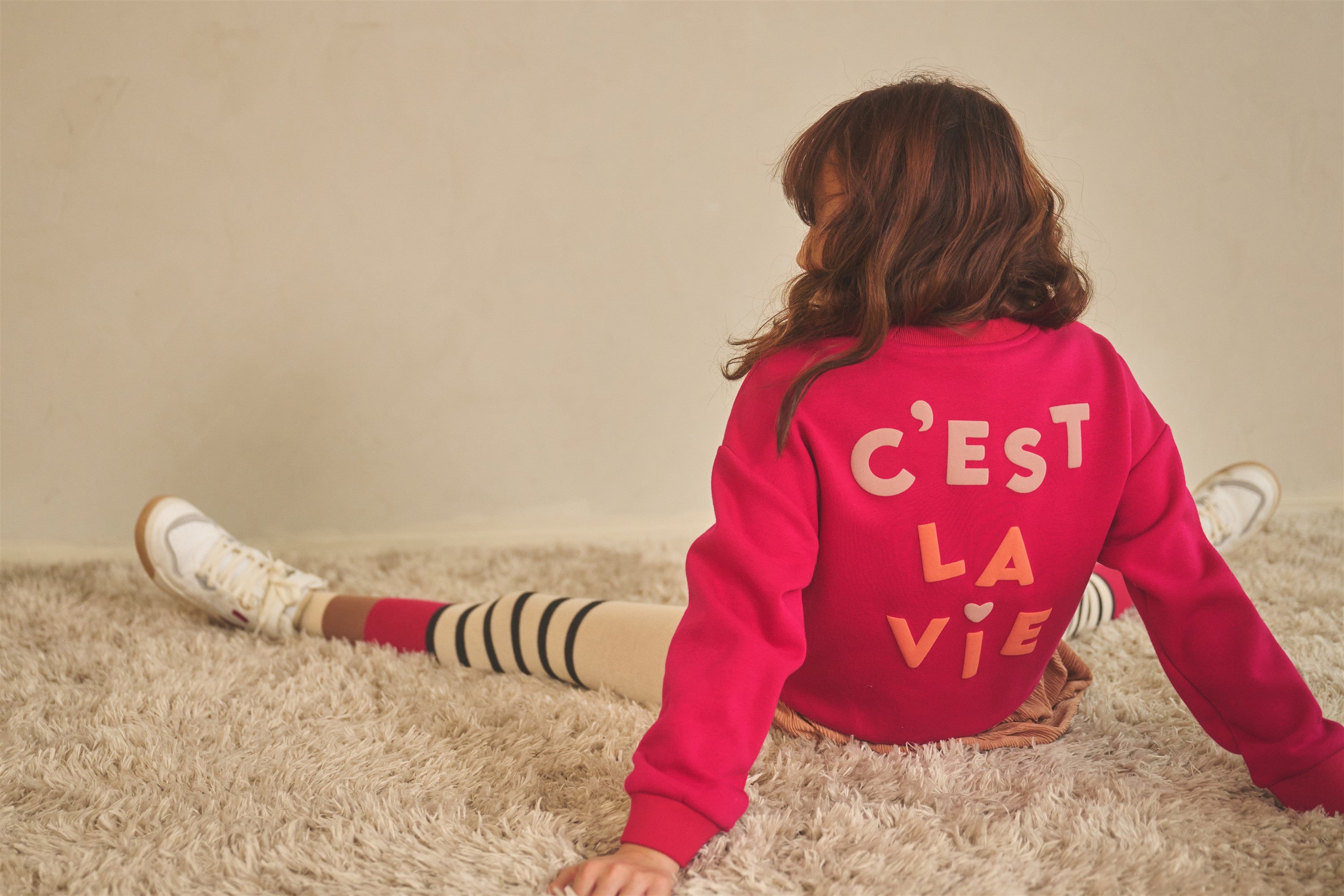 Konono Furry Sweat with C'est La Vie artwork