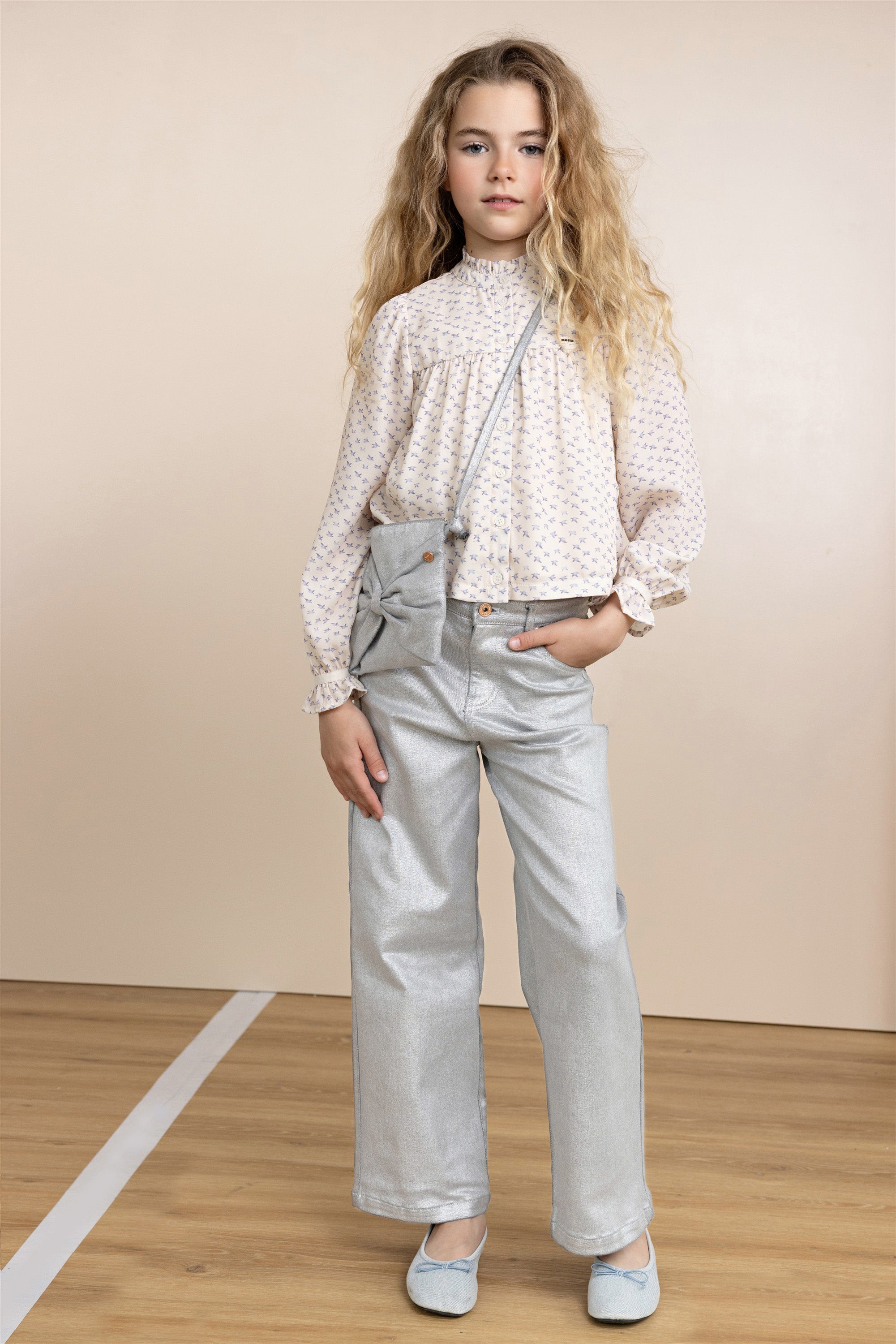 Tekla AOP Bird Blouse