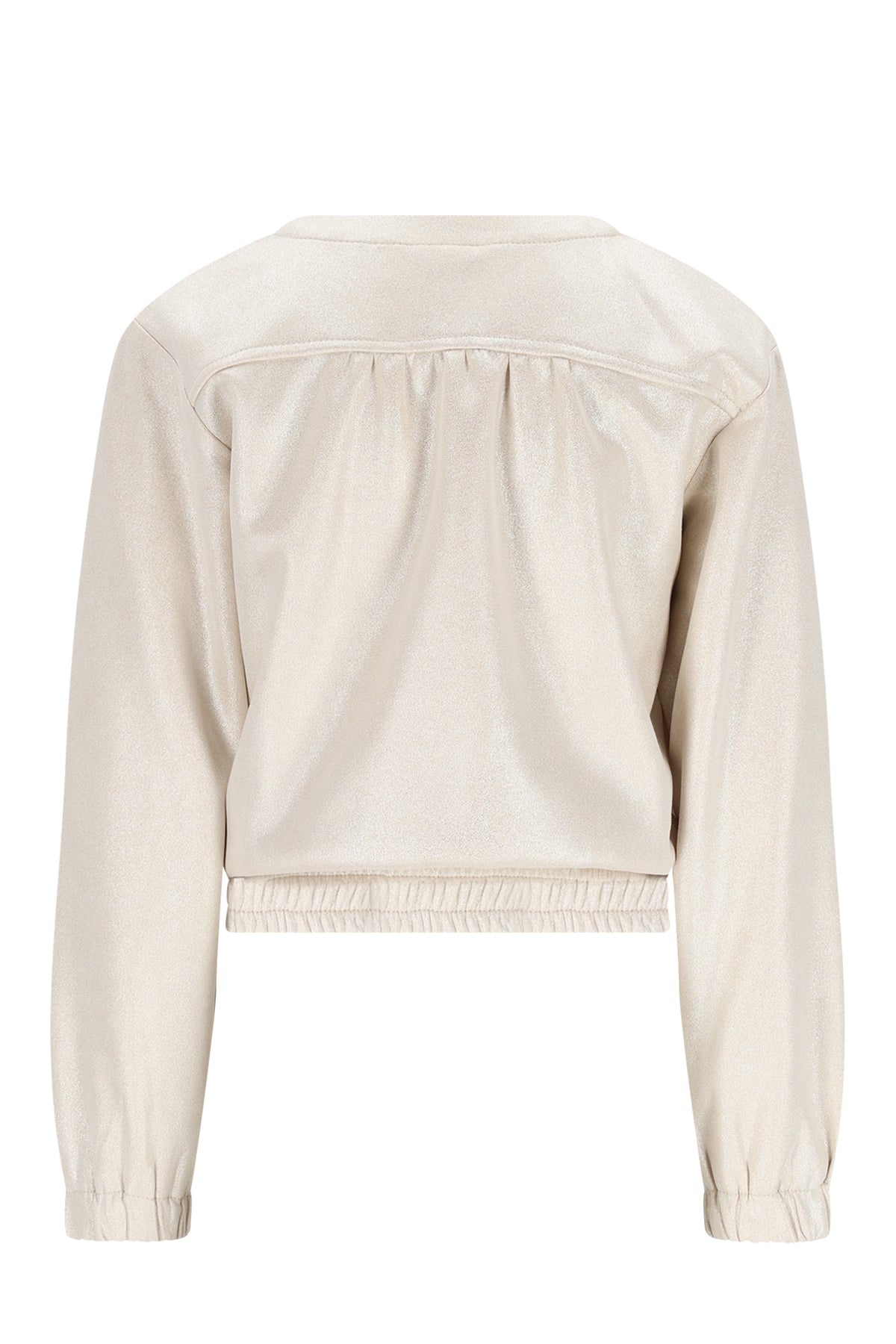 Door Foil Coated Fake Suede Jacket