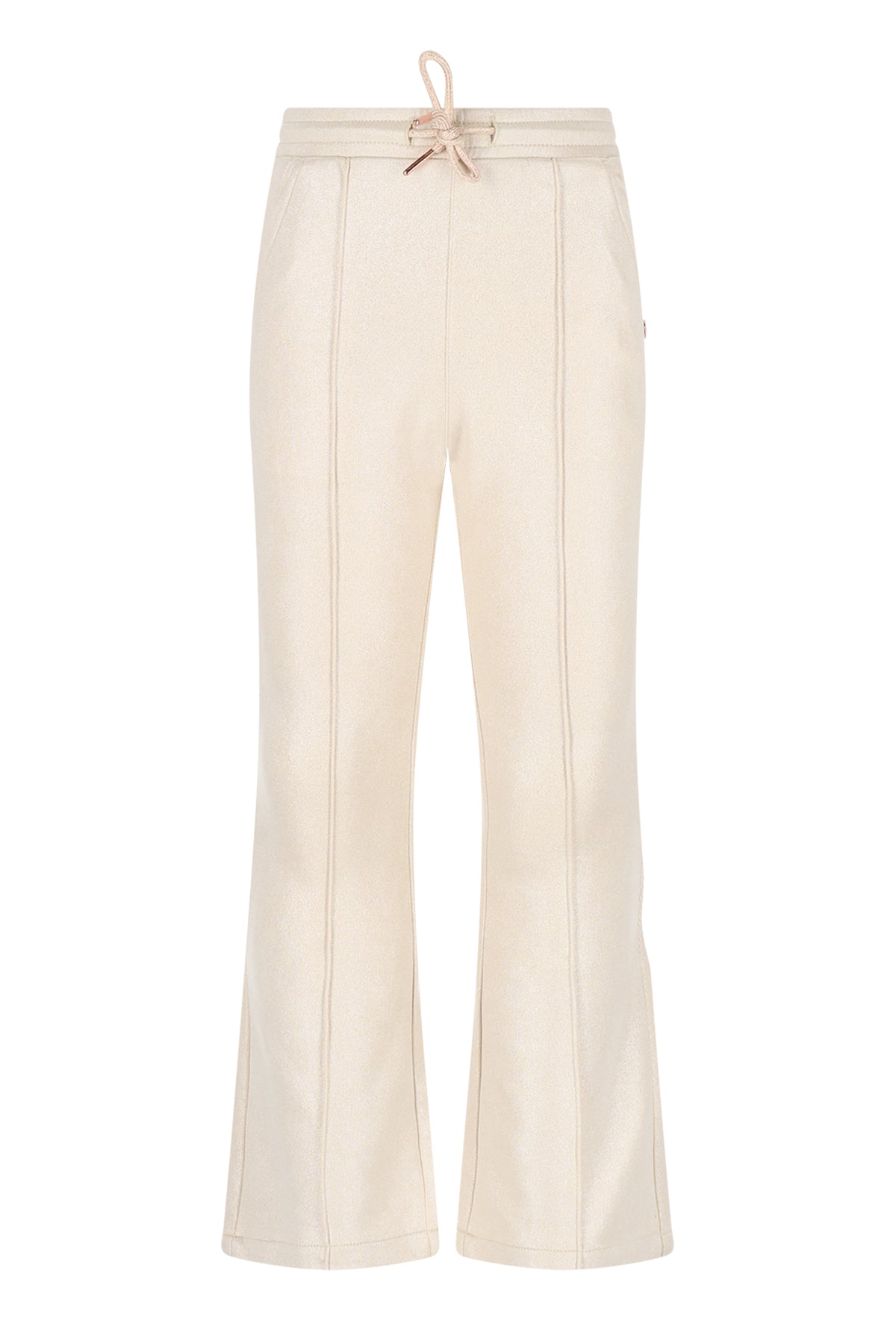 Soy Flared Foil Coated Fake Suede Pants