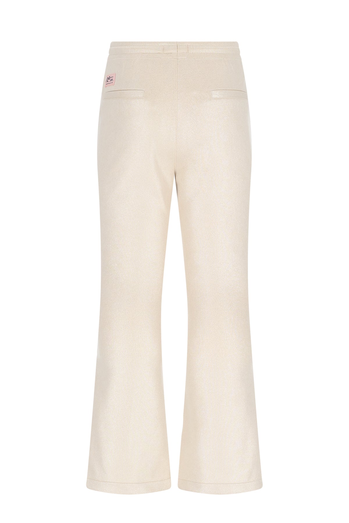 Soy Flared Foil Coated Fake Suede Pants