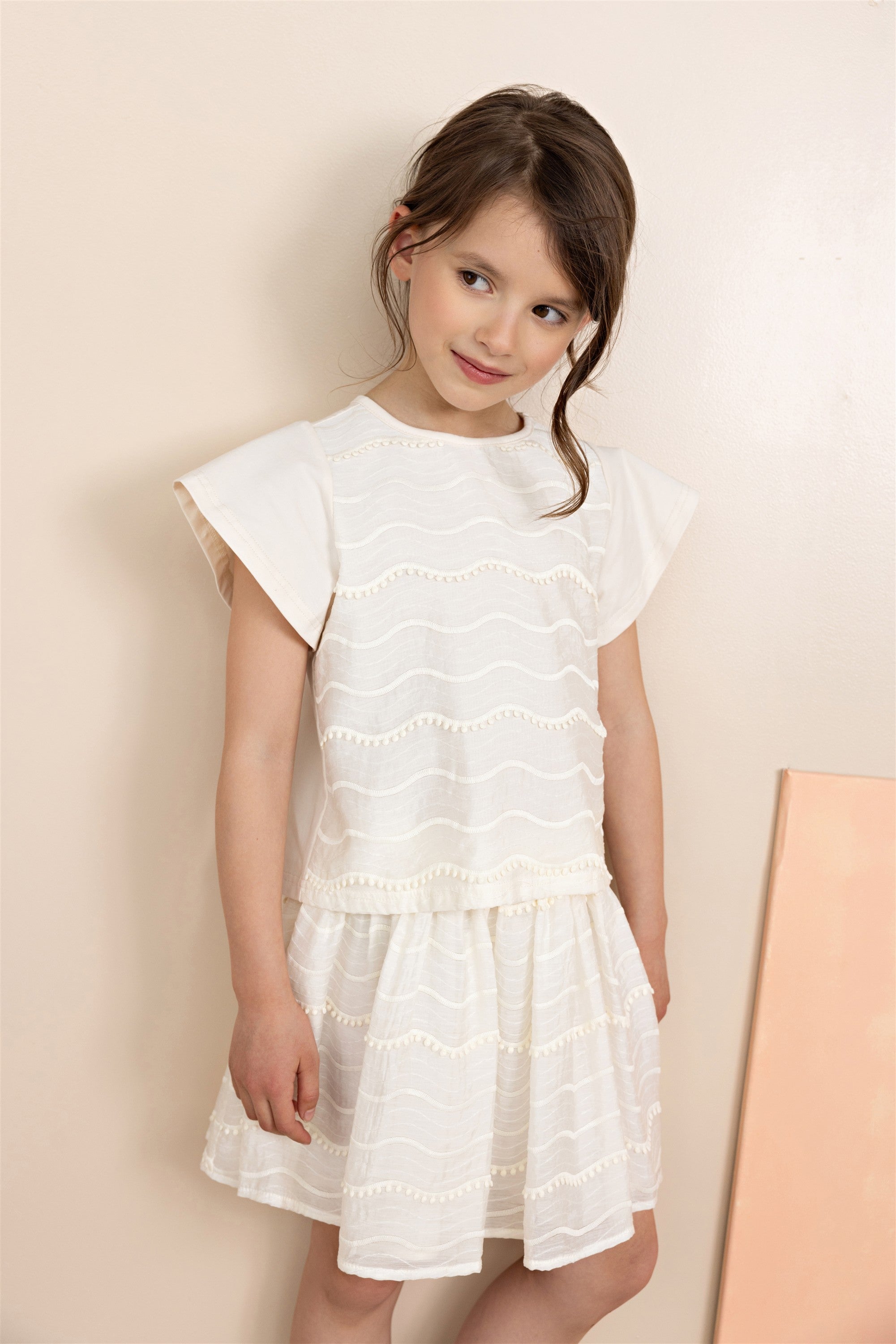 Ninu Skirt with Pompoms