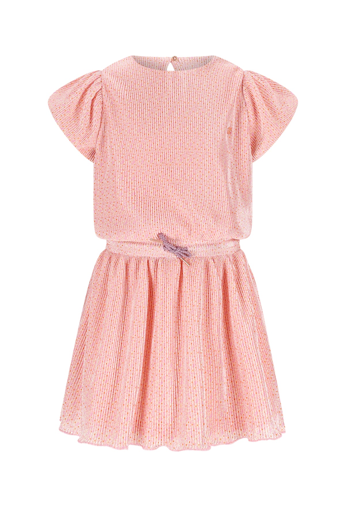 Miron AOP Plissee Dress S/SL