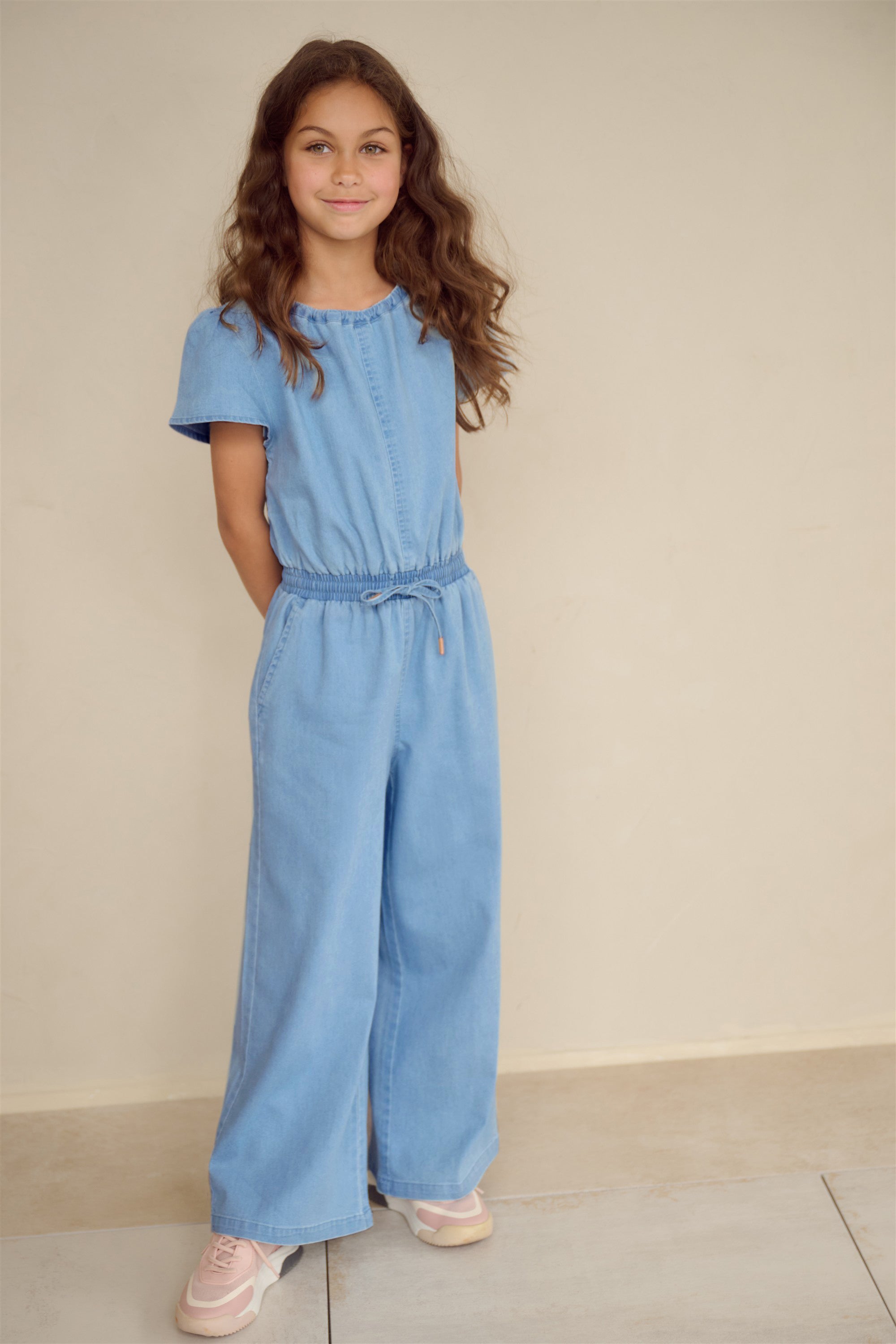 Syd Light Weight denim Jumpsuit