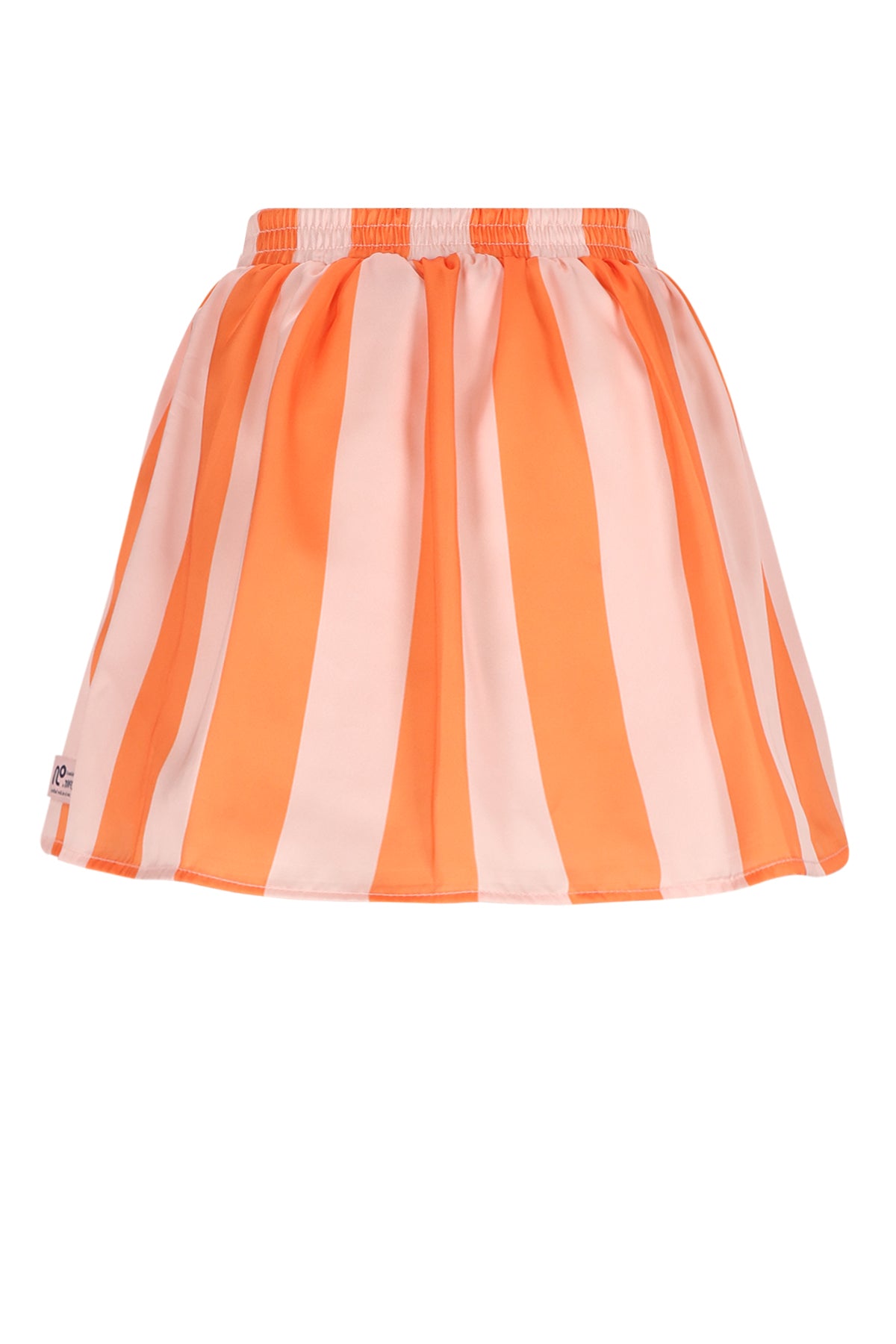 Ninu Satin Blok Striped Skirt