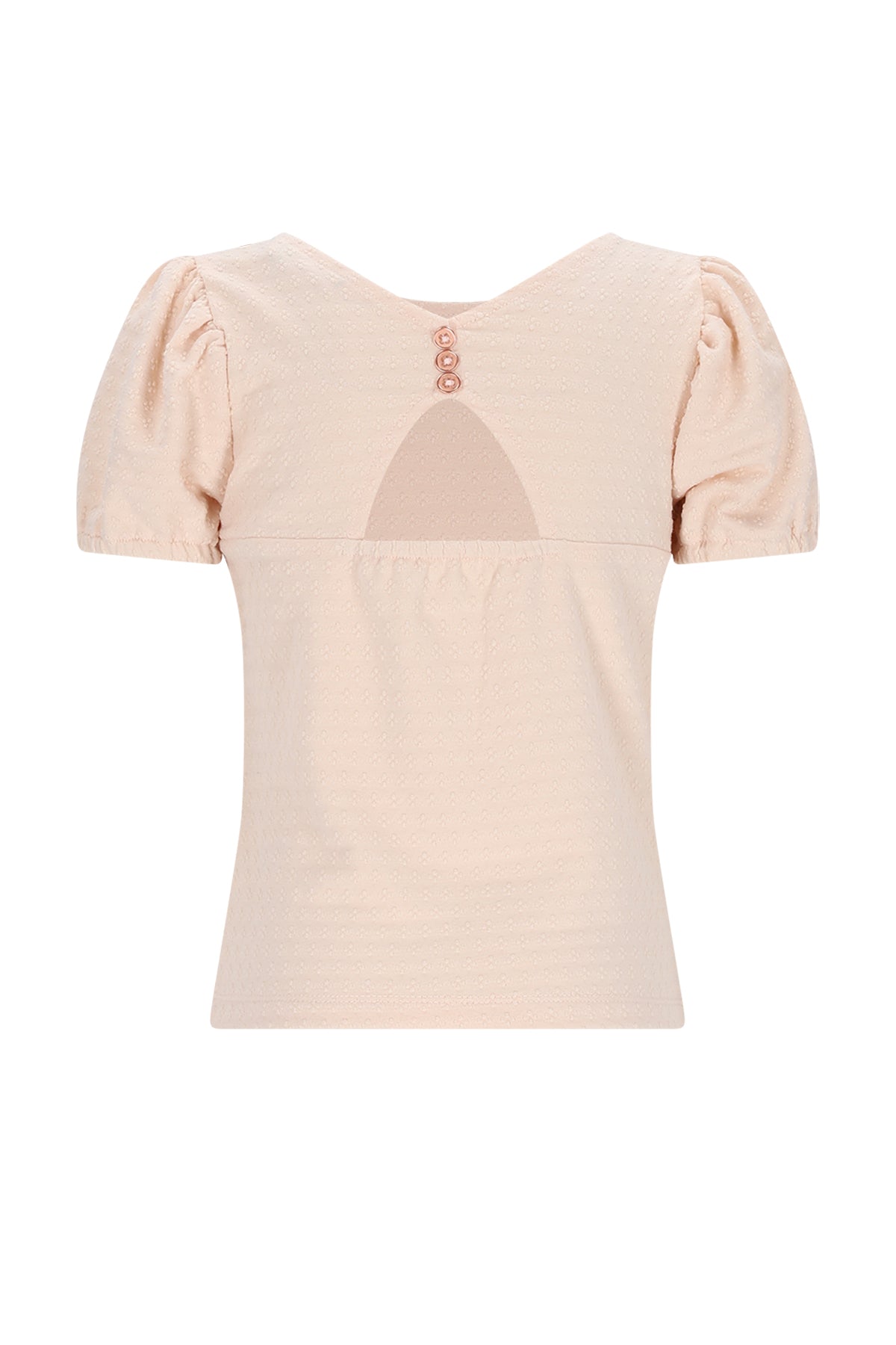 Kiamo Dotted Jersey top with open back