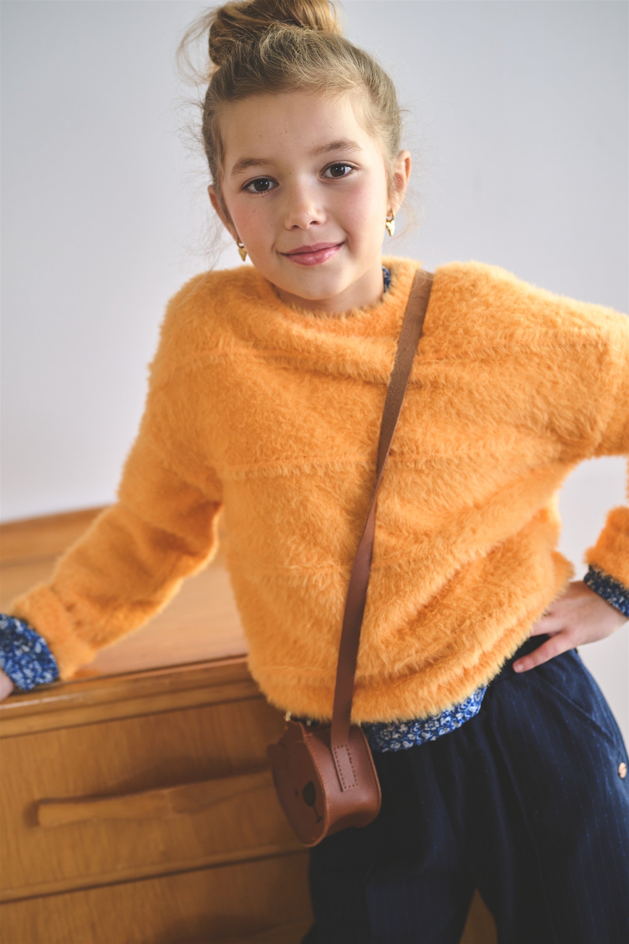 Keson Fluffy Soft Knitted Sweater