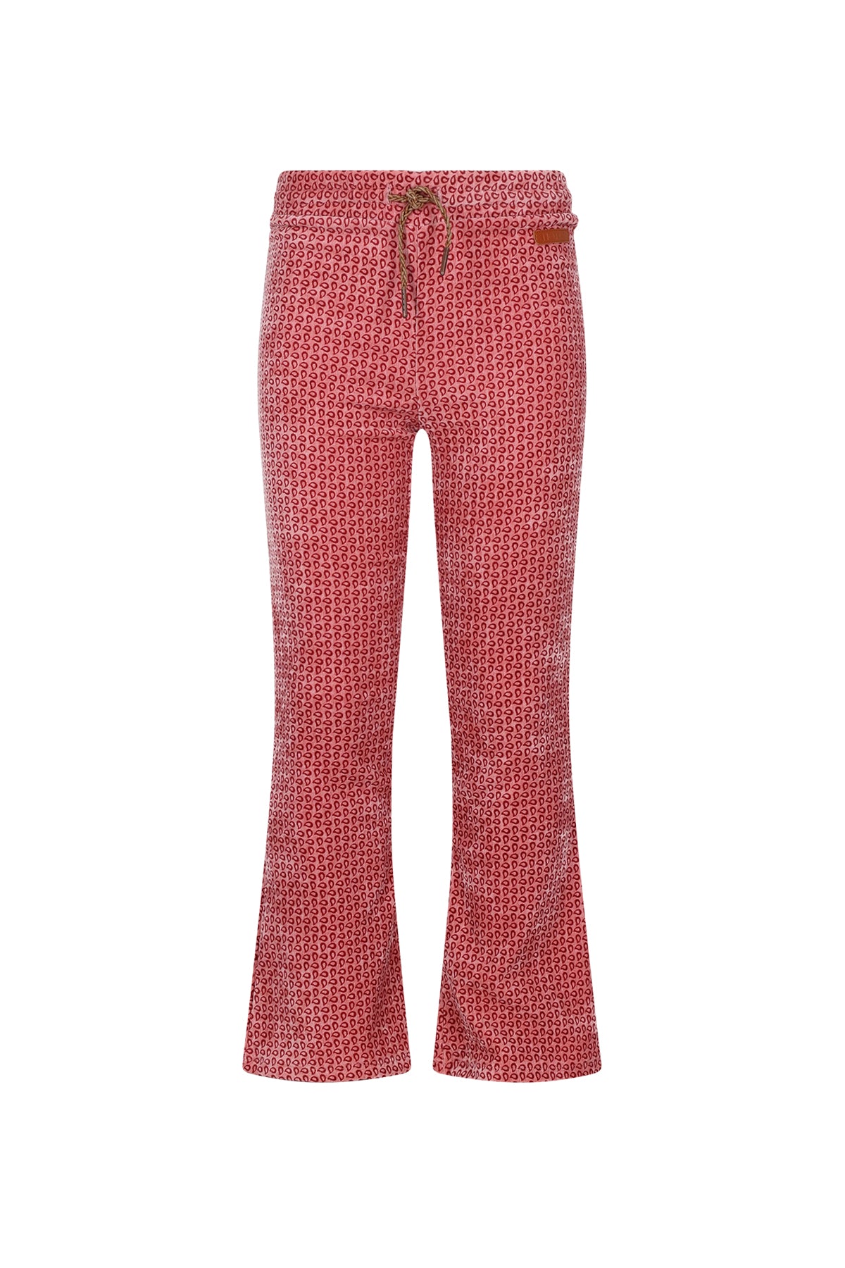 Sady AOP Flared Velvet Jersey Pants