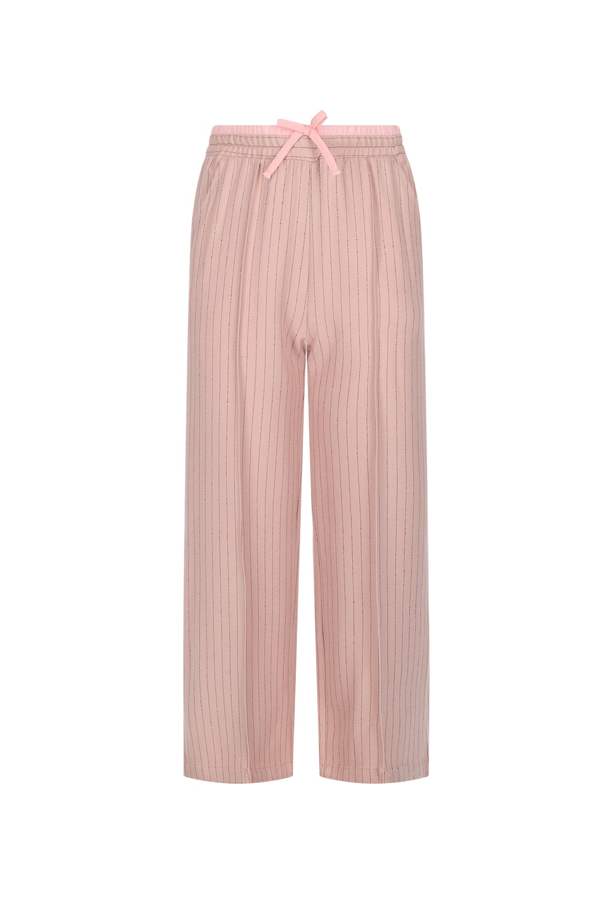 Sarah Pinstripe Pants with contrast waistband