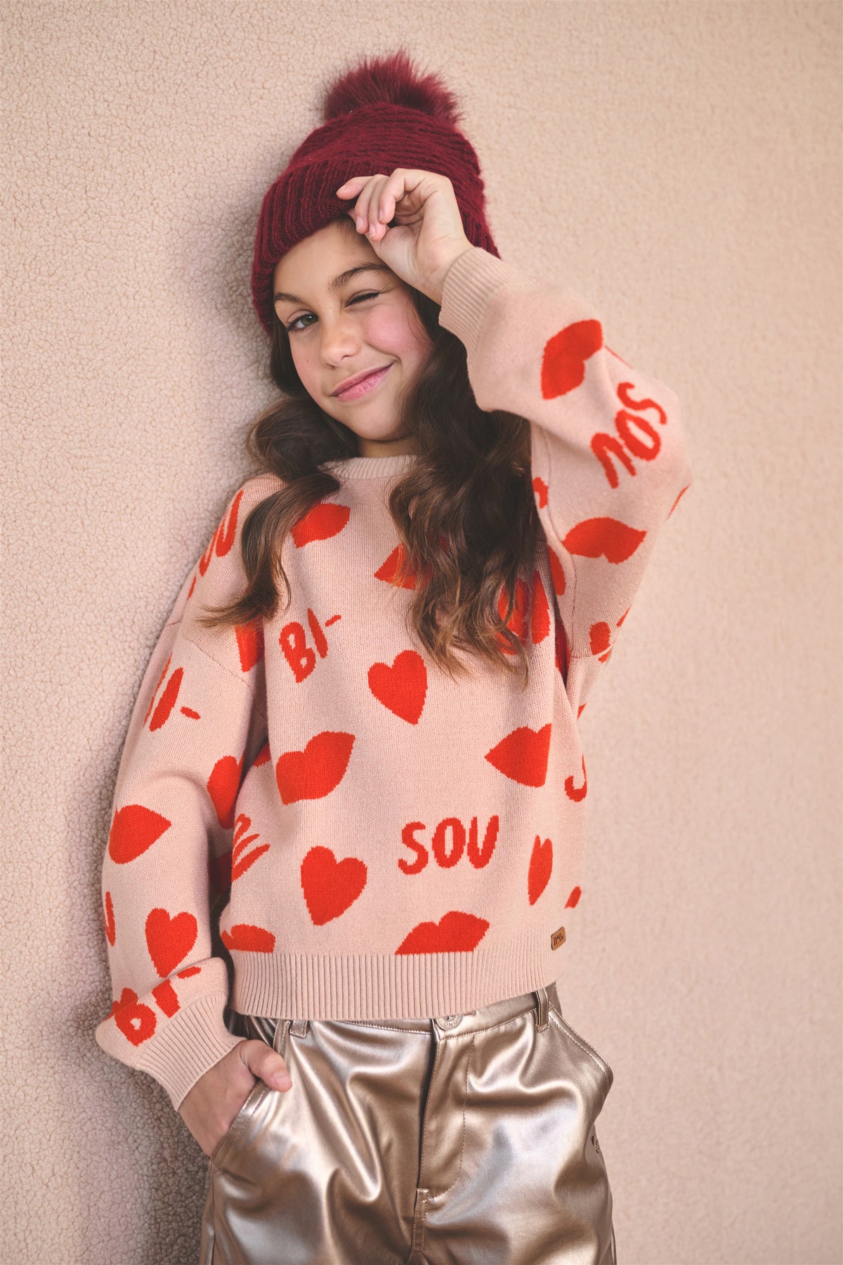 Katie Jacquard BISOU Knitted Sweater