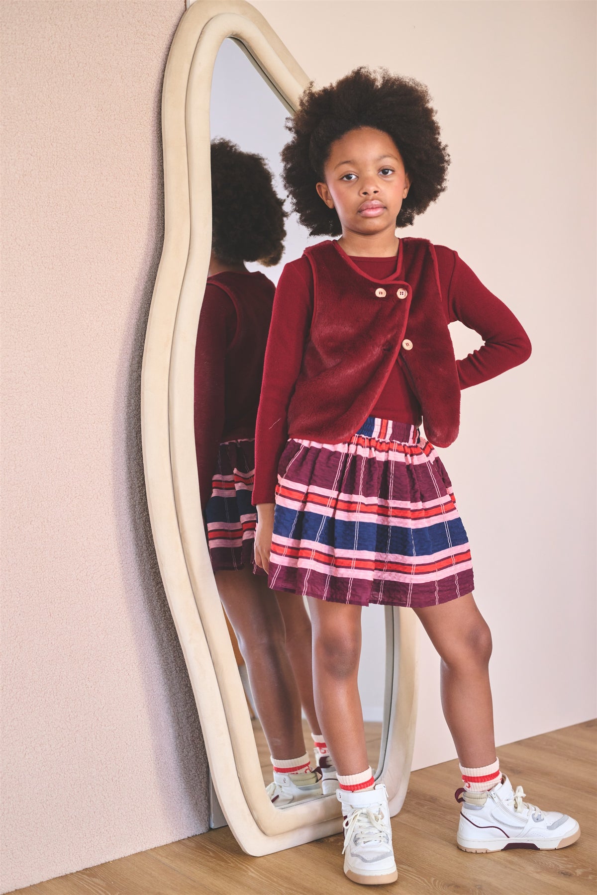 Ninu Check Skirt