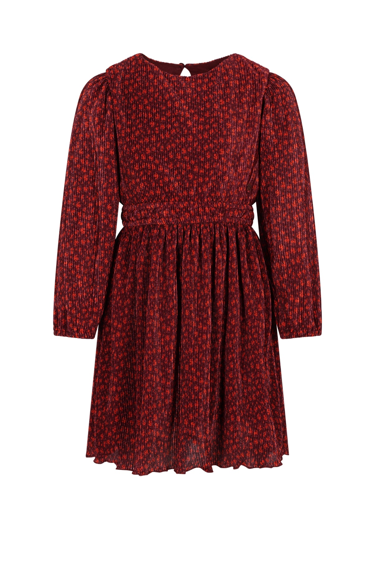 Mamai Autumn Flower Plissee Dress