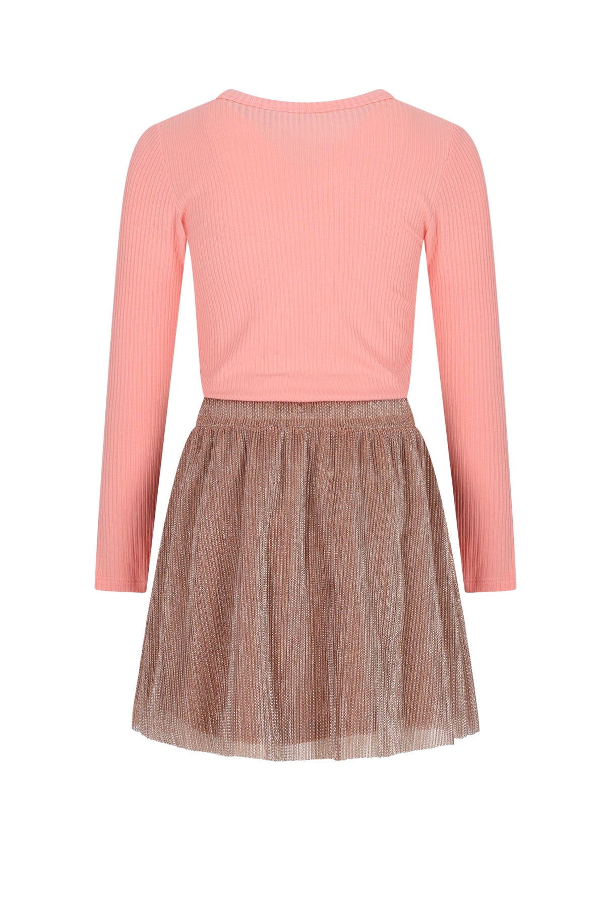 Maran Combi Dress with foil plissee skirt