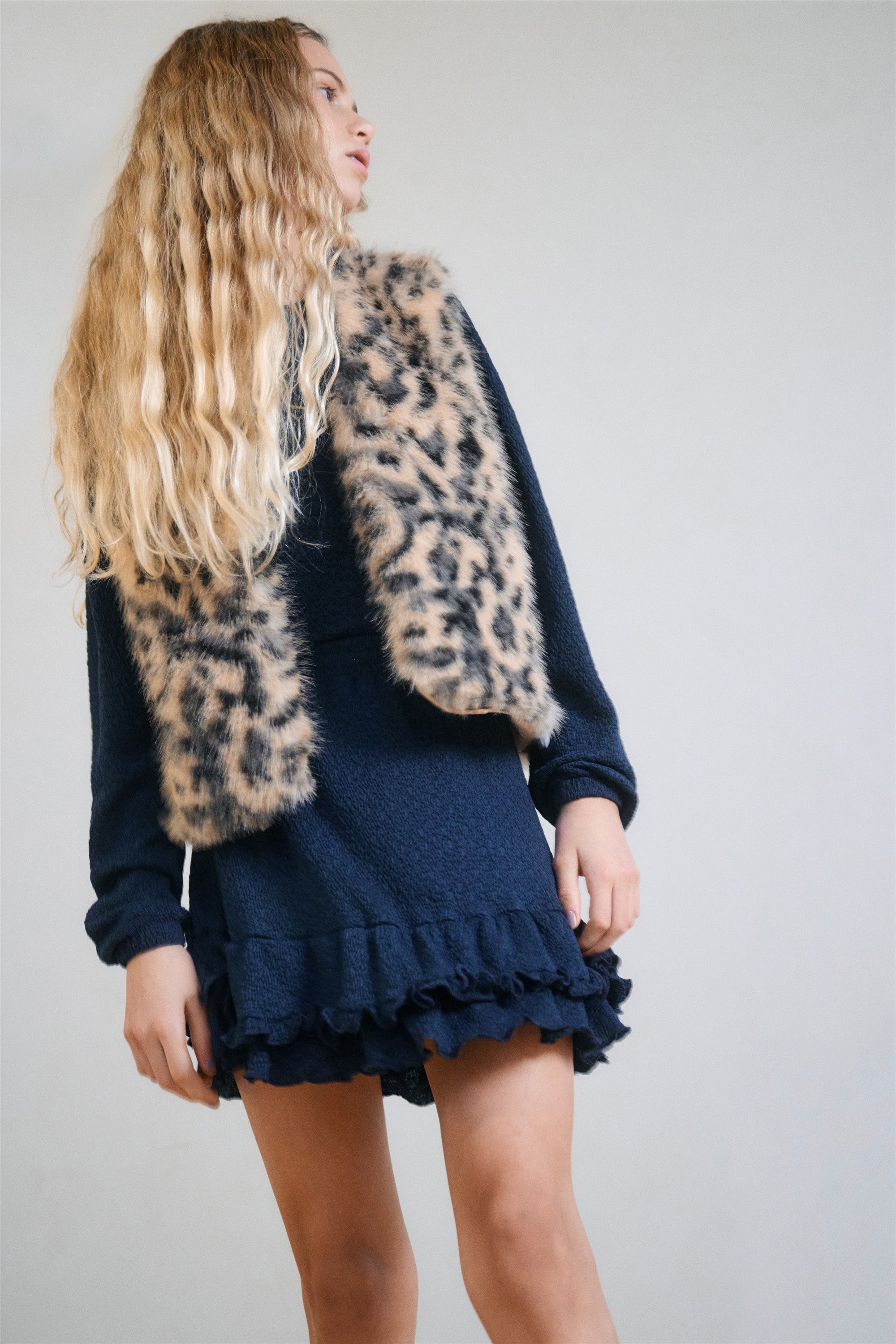 Kath Animal Fur Gilet