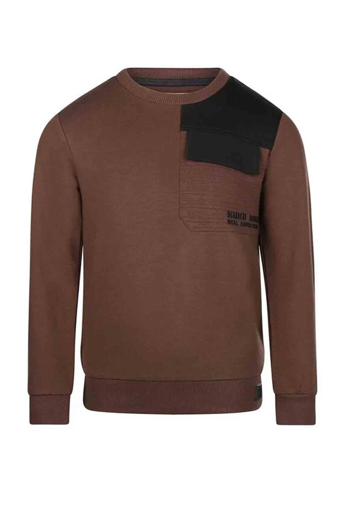 Koko Noko bruine sweater, jongens kleding