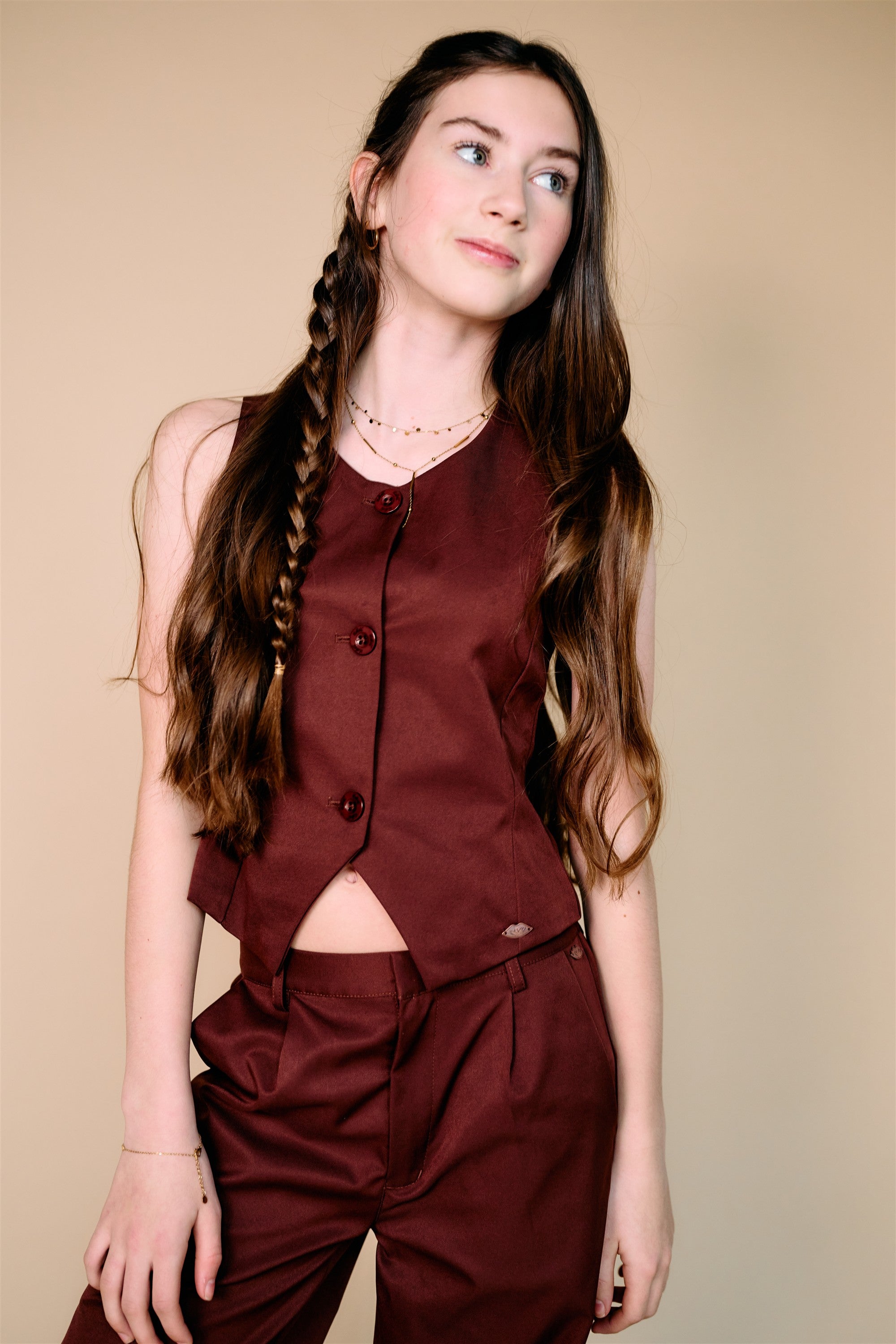 Tops Twill Gilet